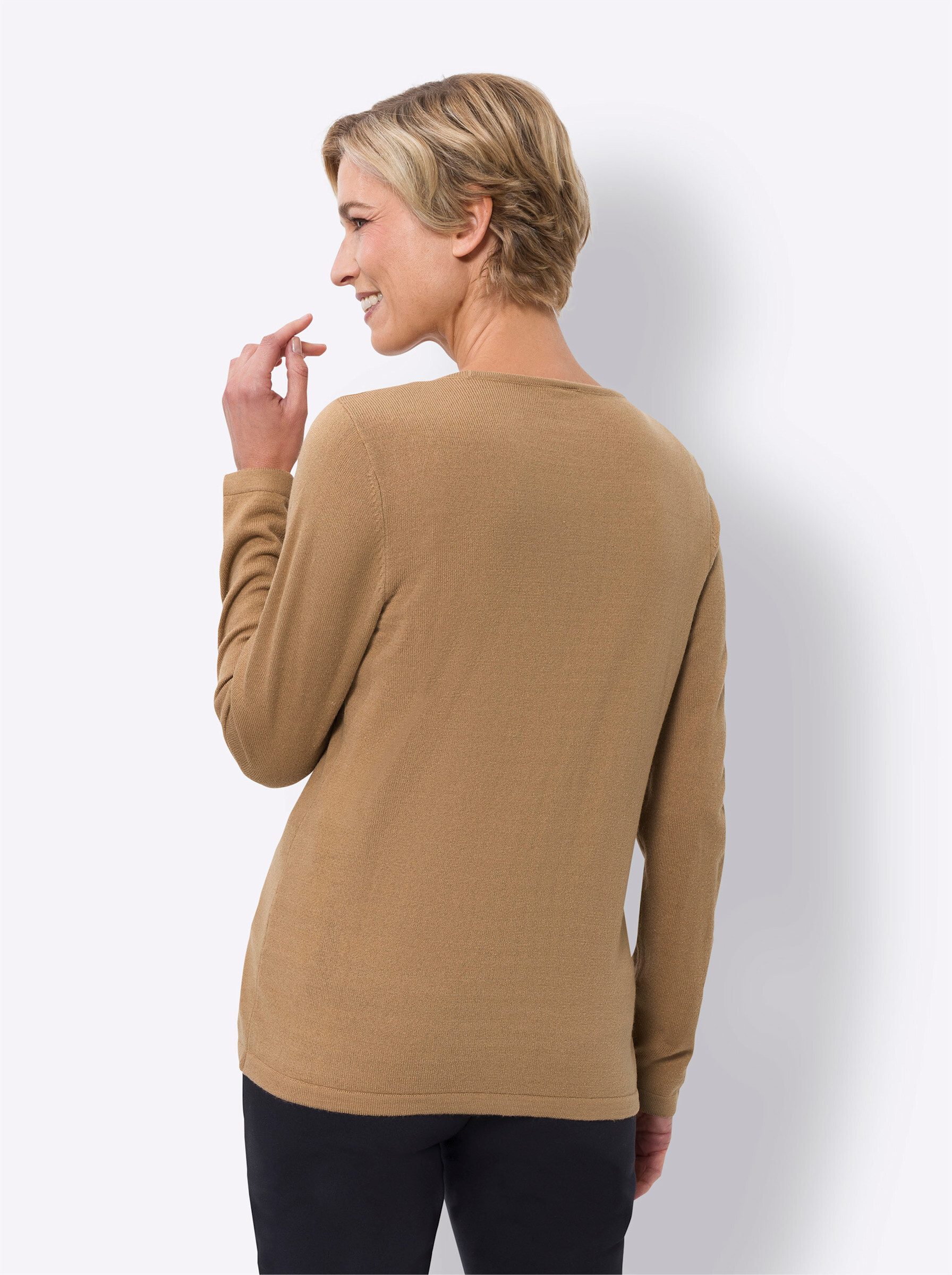 Sieh an! Strickpullover 2-in-1-Pullover günstig online kaufen