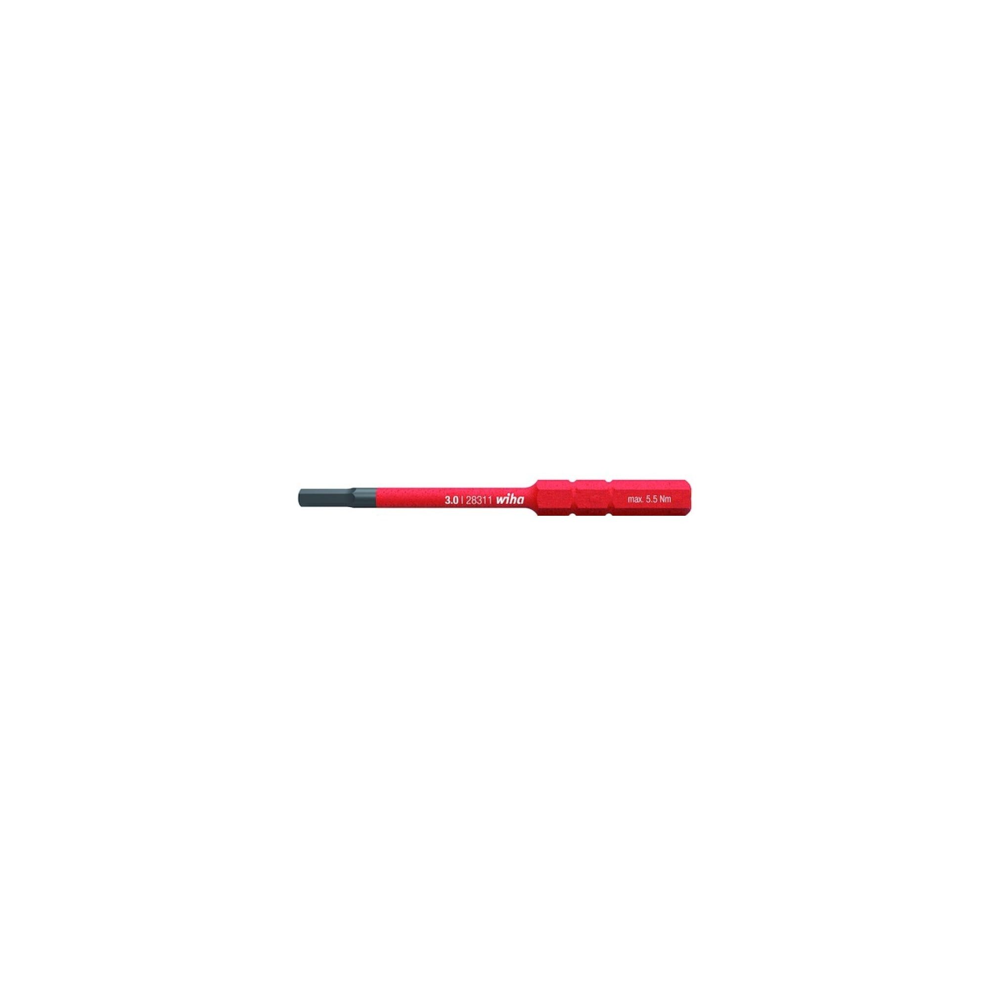 Wiha Bit-Set Wiha SoftFinish® electric slimBit, Sechskant (2831-18) SW 1,5 mm