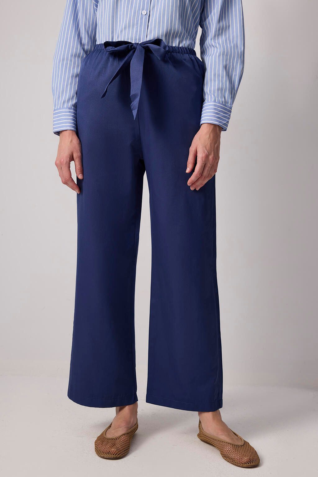 touche prive 5-Pocket-Jeans HOSE MIT ELASTISCHEM BUND UND WEITEM BEIN