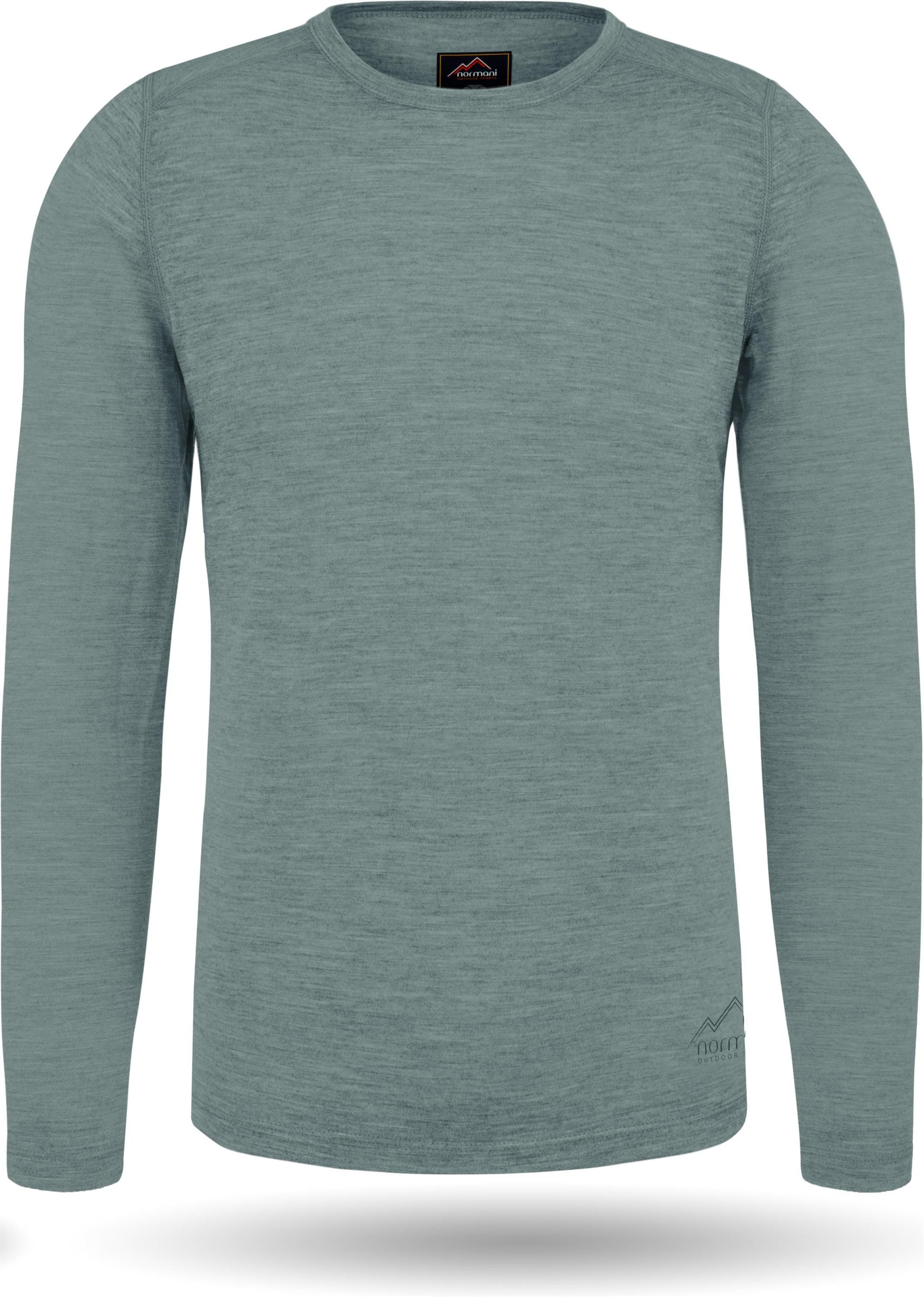 Langarmshirt Herren Merino Langarm Melbourne