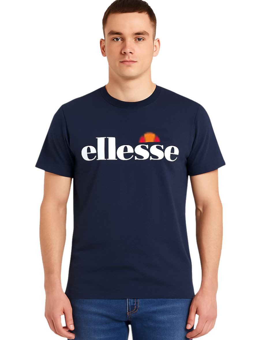 Ellesse Print-Shirt ELLESSE navy T-Shirt Herren S - XXL dunkelblau Ellesse günstig online kaufen