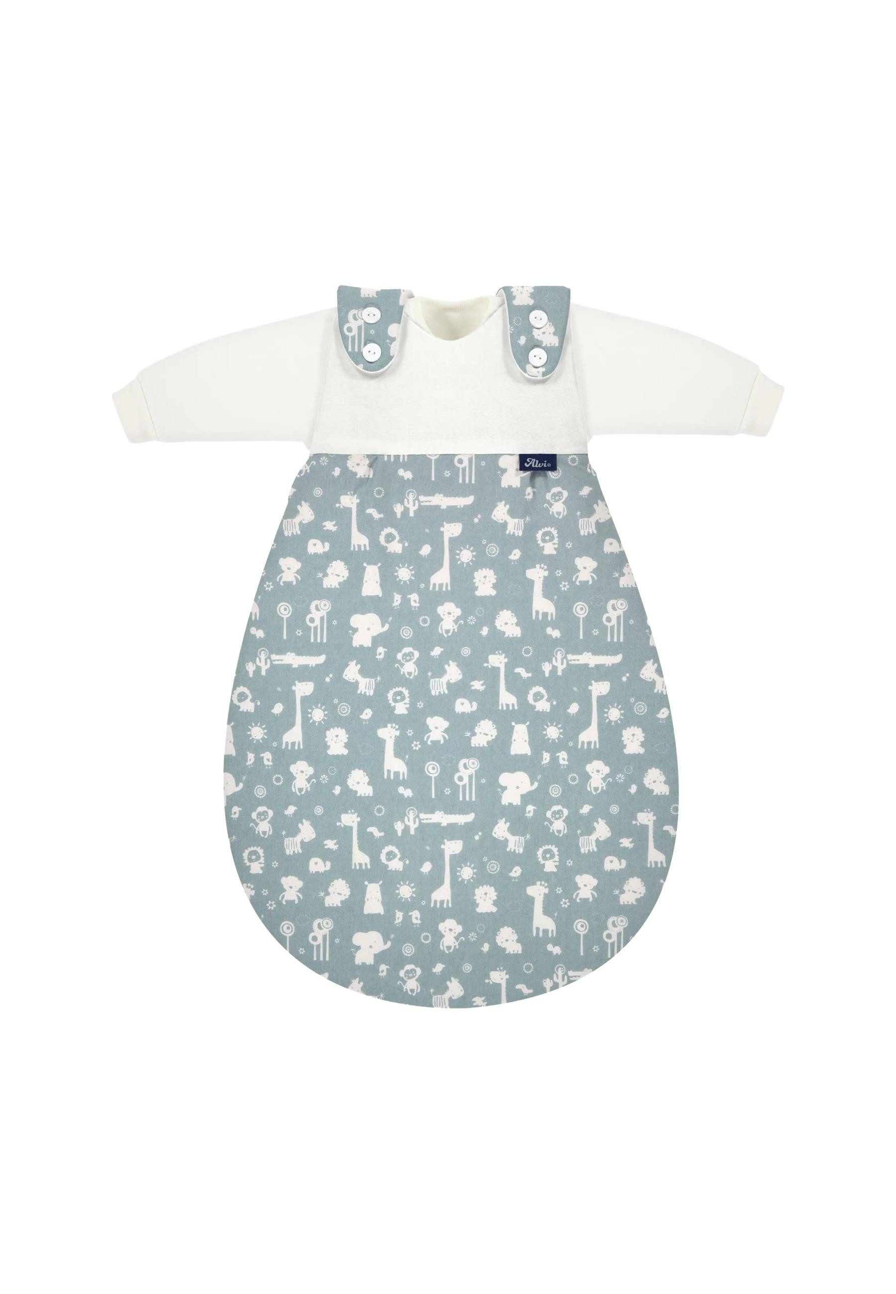Alvi® Babyschlafsack Baby-Mäxchen 3-teilig Baumwolle (3 tlg., 1x Außensack, 2x Innensack), TOG Wert: 2.5