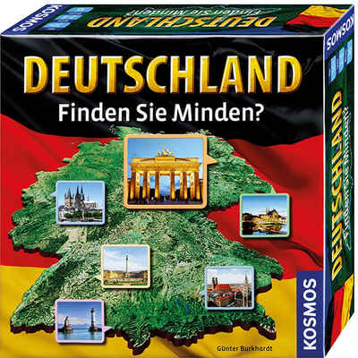 Kosmos Spiel, Geografie-Spiel Deutschland - Finden Sie Minden?, Made in Germany