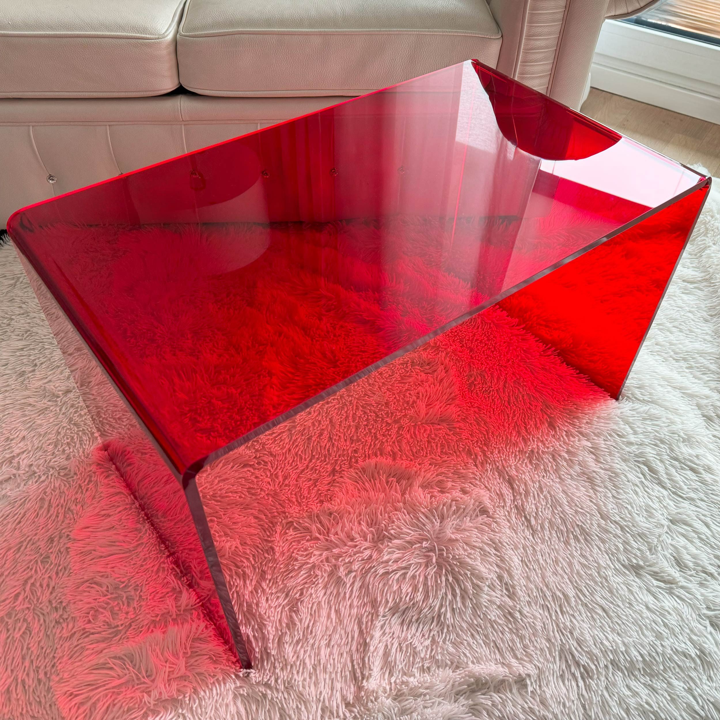 Acryl Design Beistelltisch Hochwertiger Acryl Glastisch, günstig online kaufen