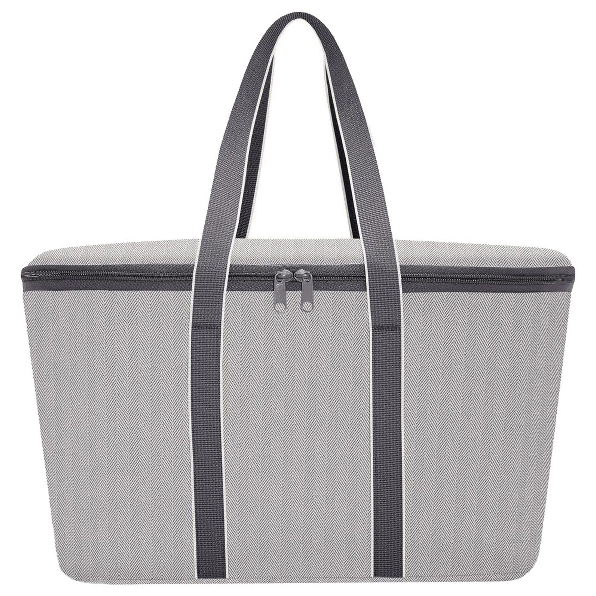 Einkaufstrolley thermo coolerbag - Kühltasche 44.5 cm (herringbone grey)