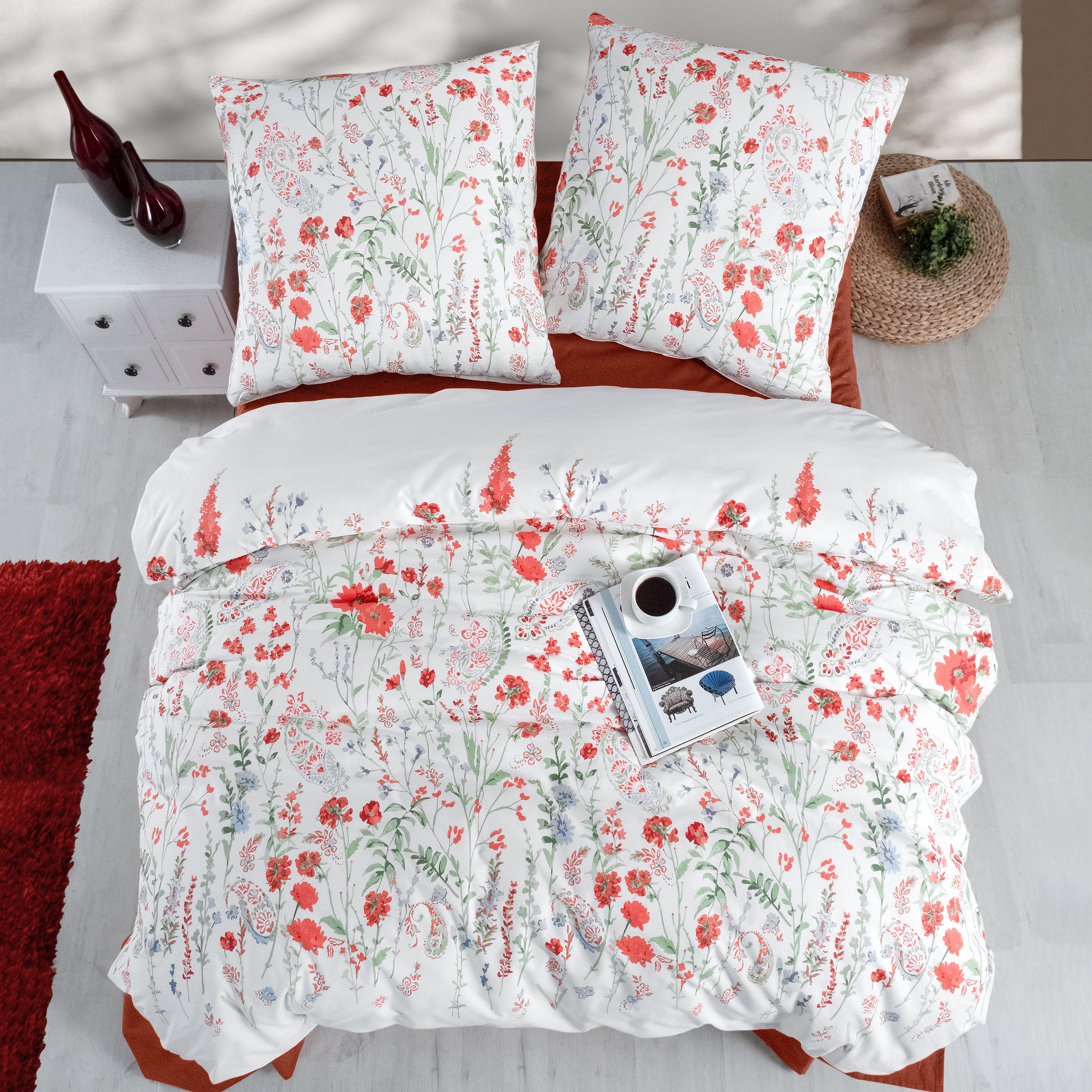 yadetextil Bettwäsche Eleyse,135x200 cm, Renforce, 2 günstig online kaufen