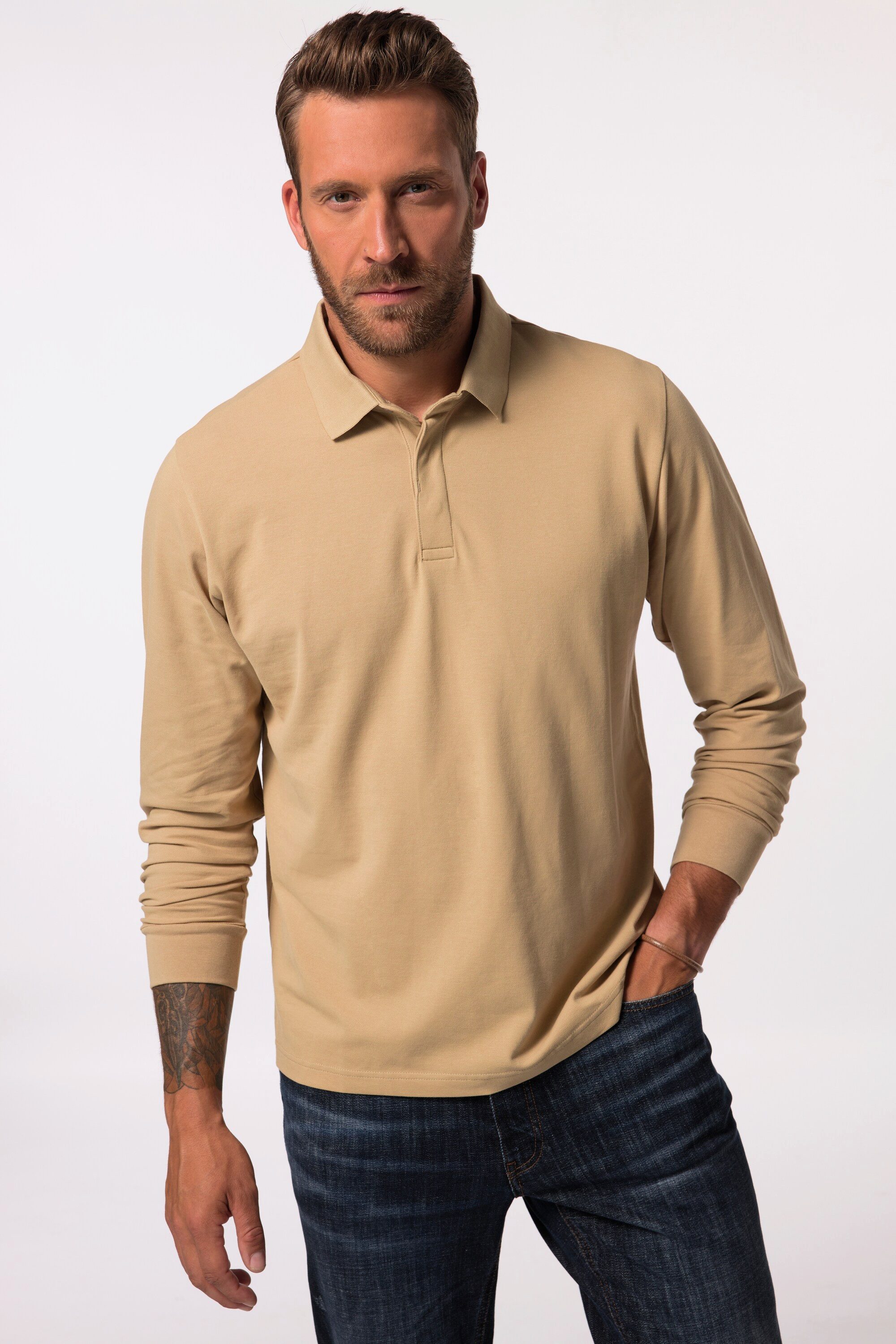 JP1880 Poloshirt JP 1880 Poloshirt FLEXNAMIC® Langarm Piqué