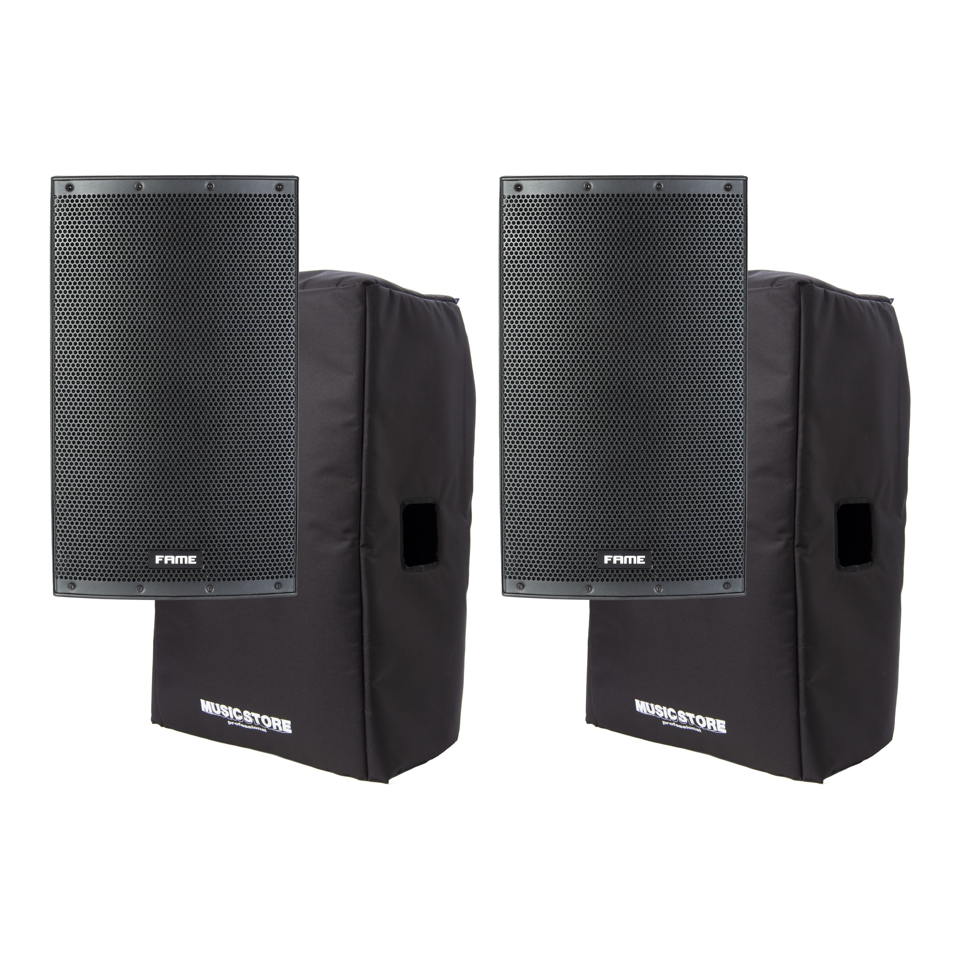 FAME Lautsprecher (Challenger 15A incl. Covers - Lautsprecher Set)