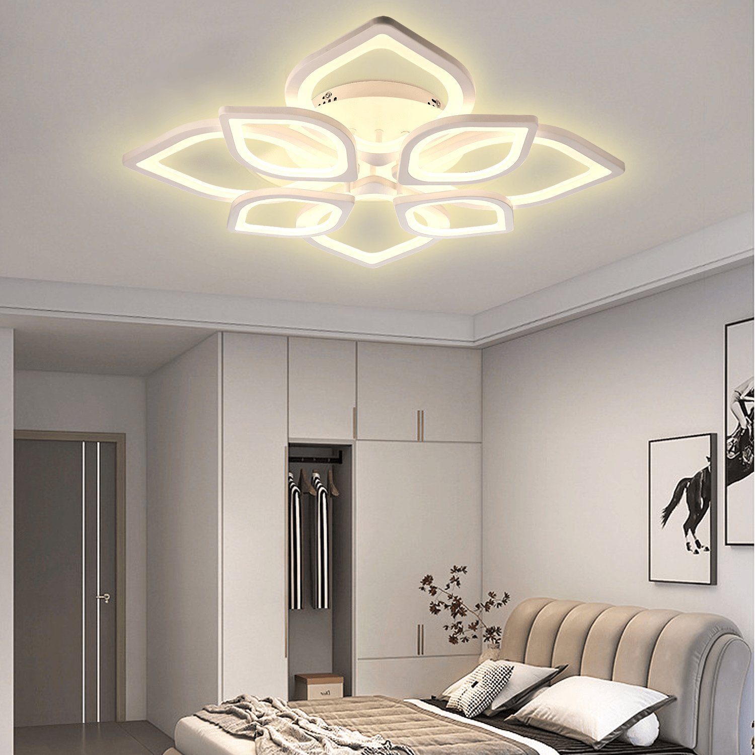 oyajia Deckenleuchte 80W Modern LED Deckenlampe günstig online kaufen