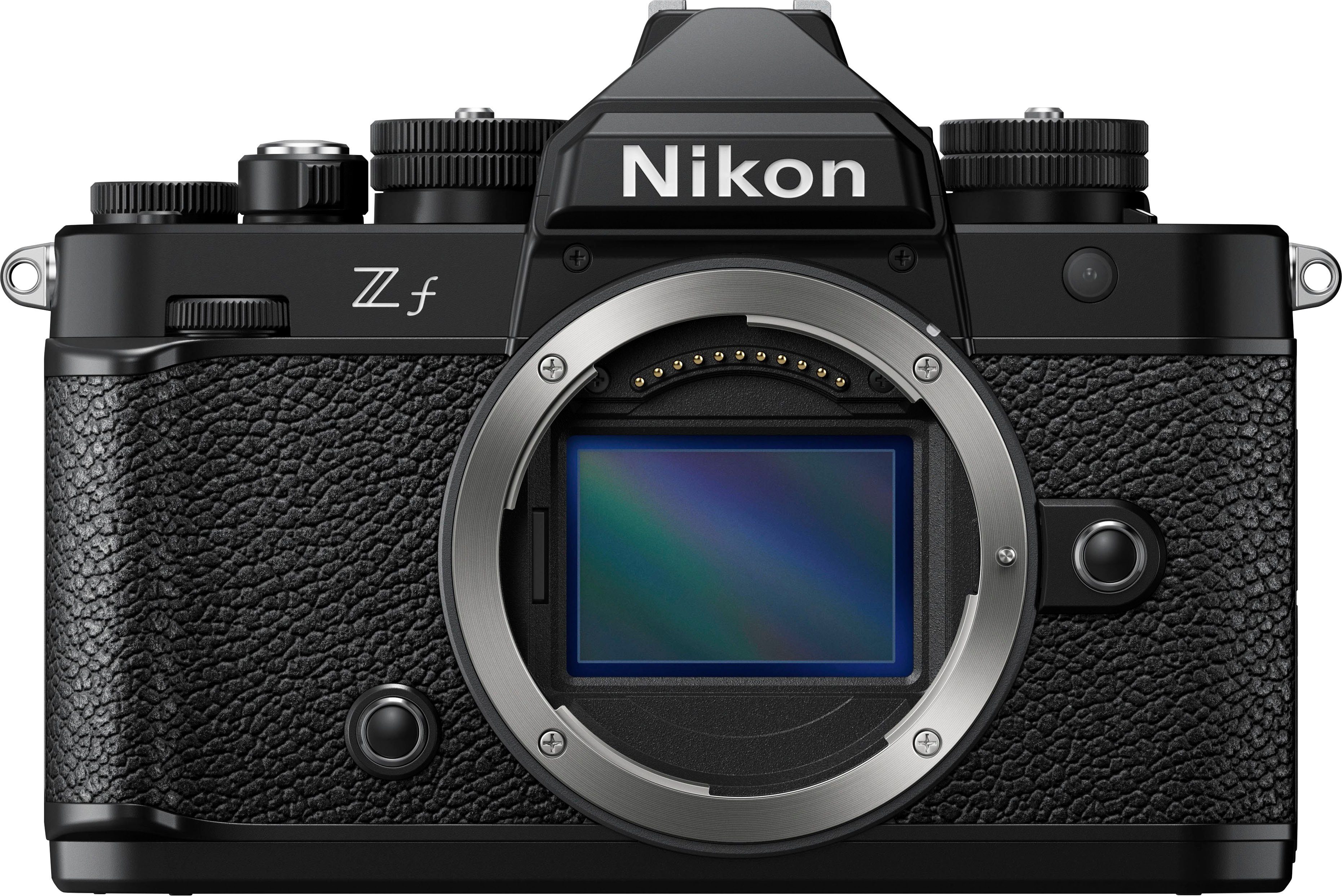 Nikon Z f + NIKKOR Z 24-70 mm f4.0 Systemkamera (Nikkor Z 24-70mm f4 S, Bluetooth, WLAN)