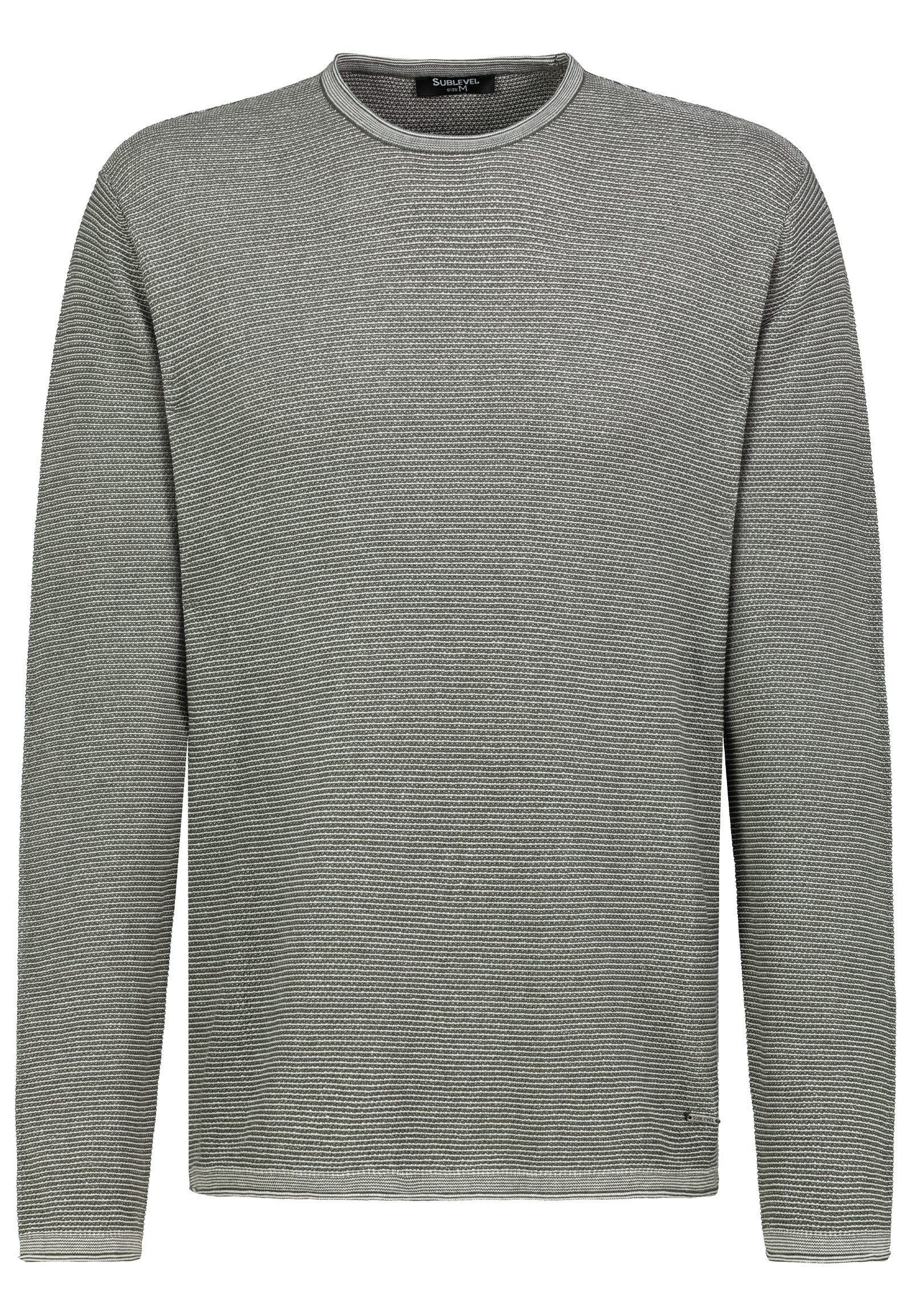 SUBLEVEL Strickpullover Lässiges Strickdesign, Langarm, Komfortabel (1-tlg) günstig online kaufen