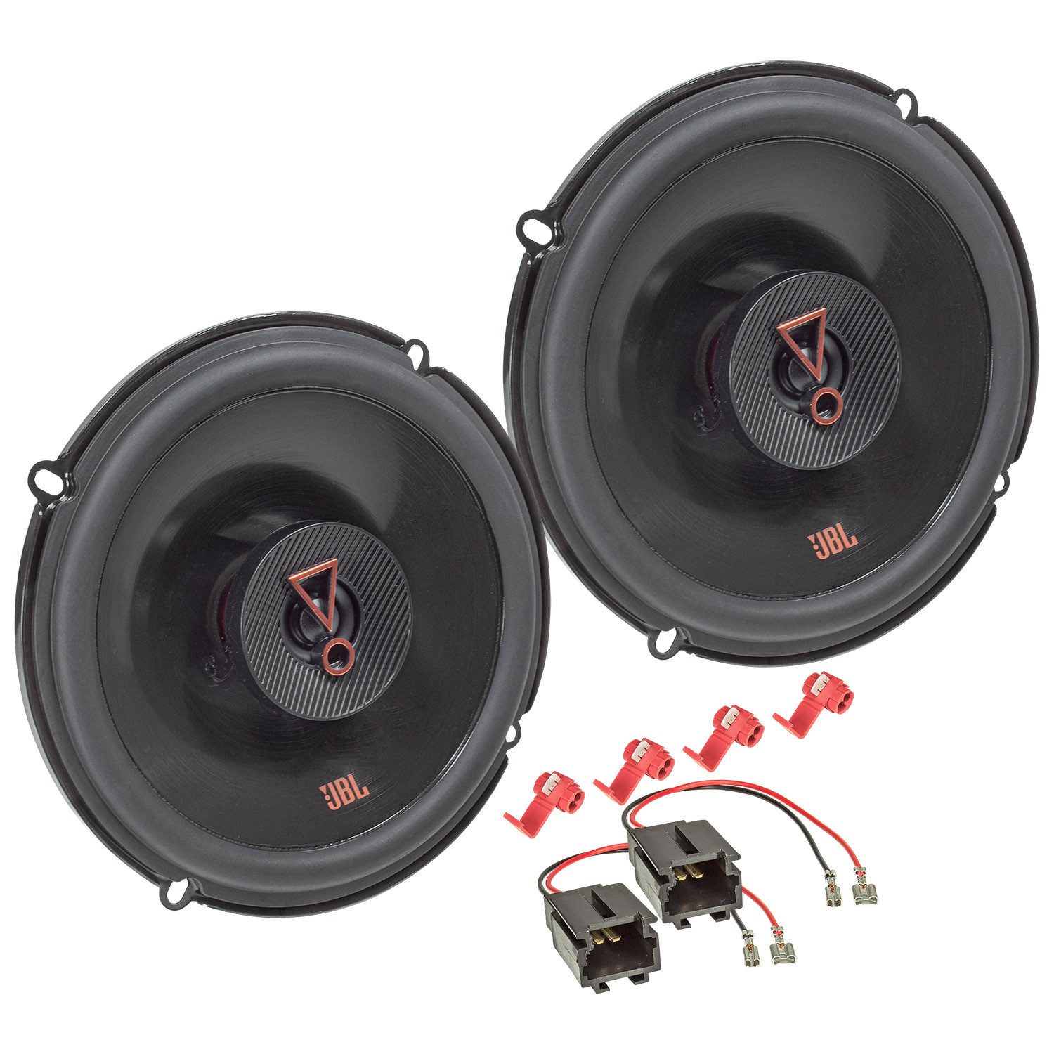 tomzz Audio JBL Stage3 627F Set passt für Peugeot 1007 206 307 406 407 165mm Koax Auto-Lautsprecher