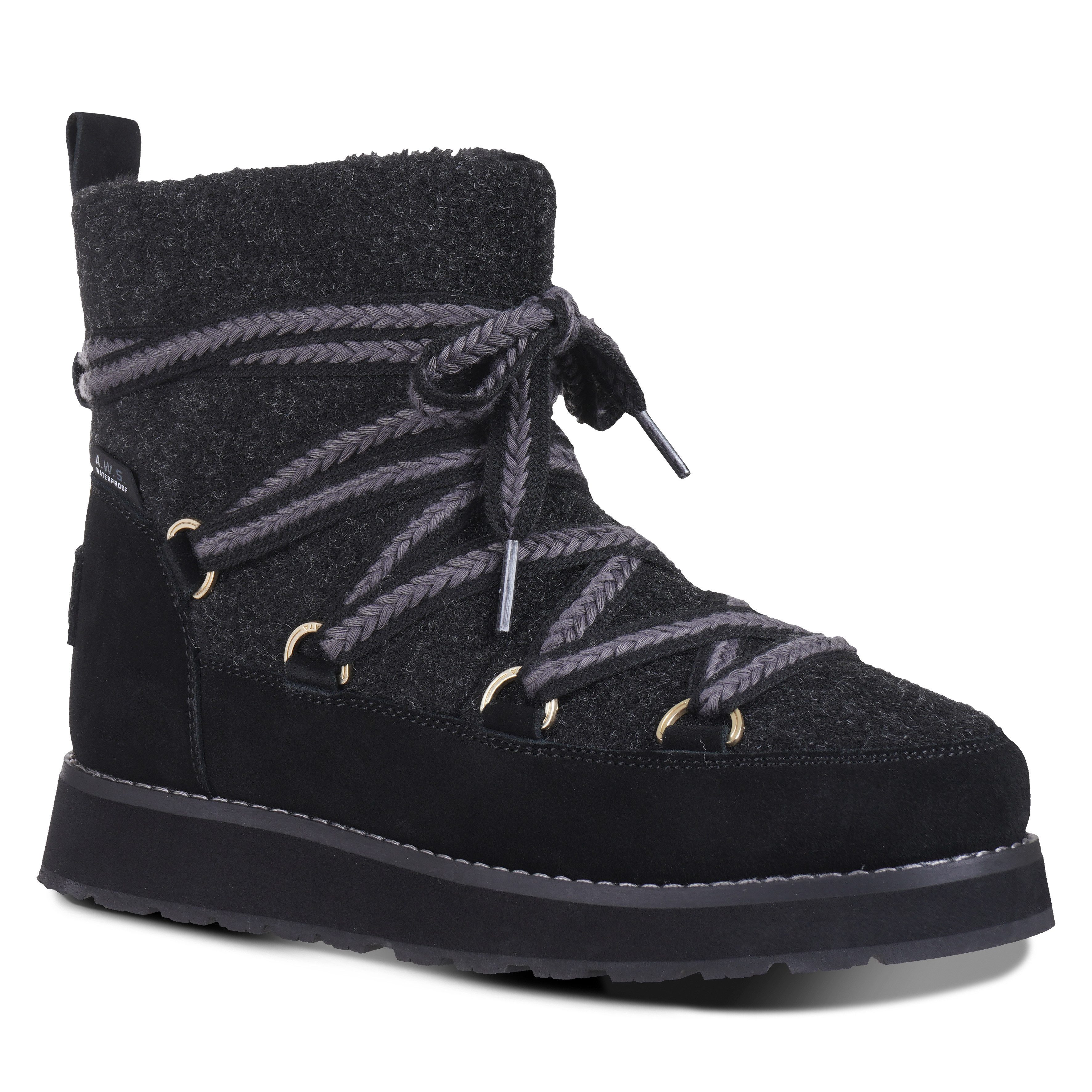 Luhta IHANA MS Schlupfboots Winterschuhe, wasserdicht, gefüttert, mit Schnürung