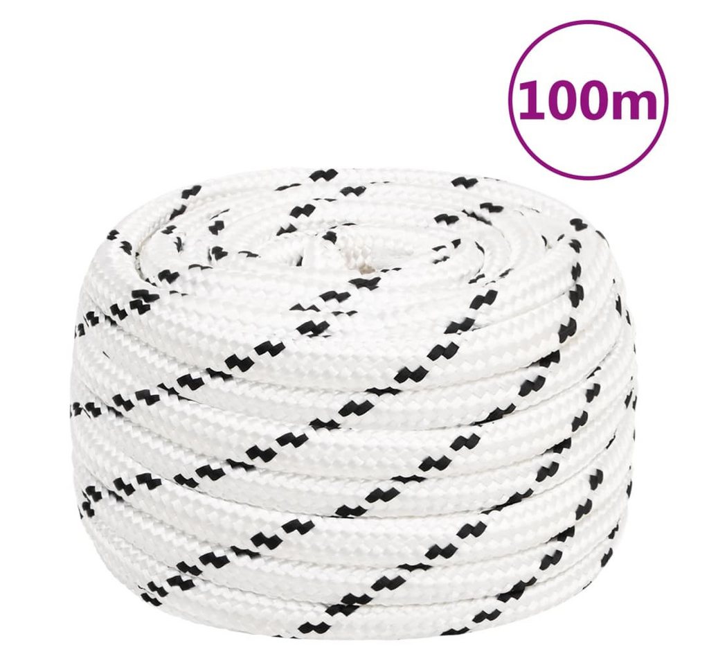 Thumbnail - vidaXL Seil, Arbeitsseil Weiß 18 mm 100 m Polyester
