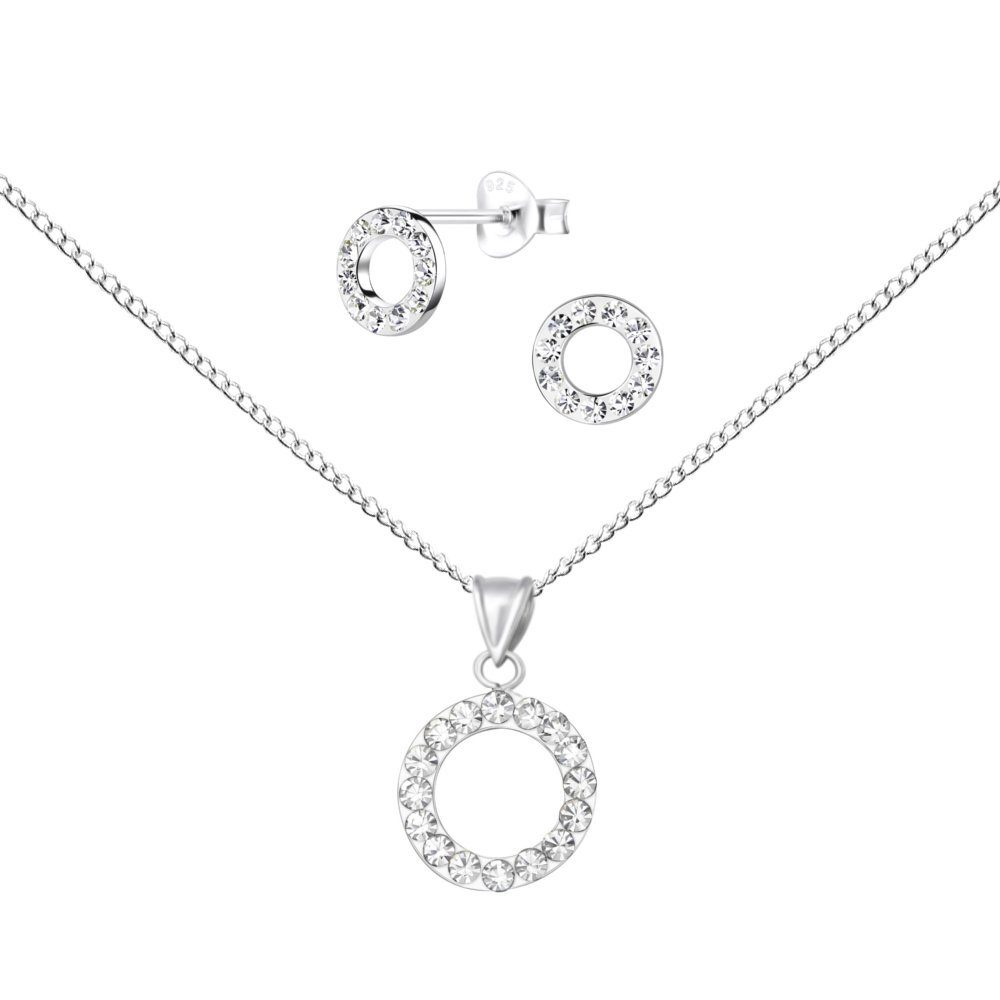 ALEXANDER YORK Schmuckset Schmuckset, KREIS KRISTALL, 4-tlg. günstig online kaufen