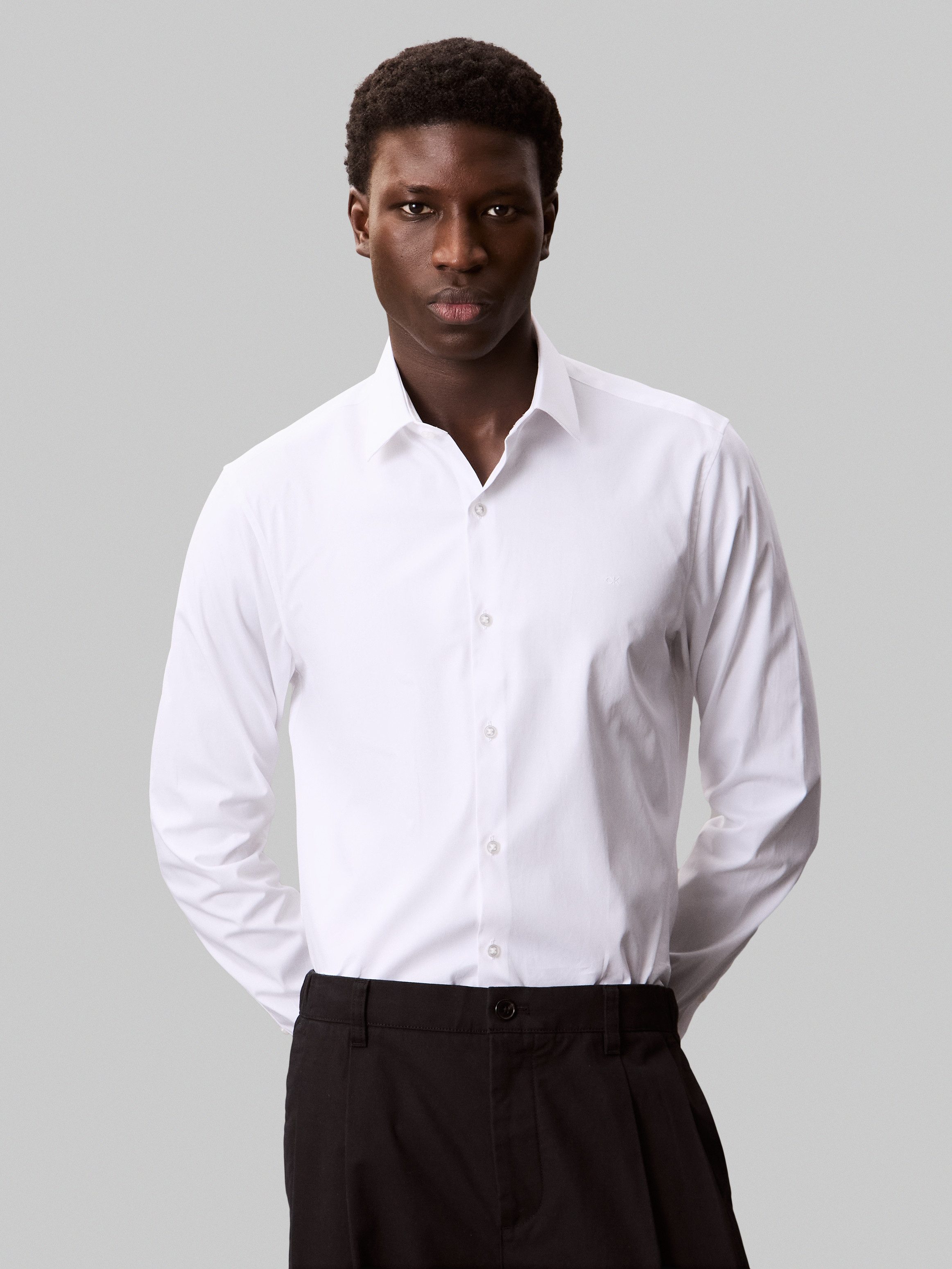 Calvin Klein Businesshemd SLIM ESNTL POPLIN günstig online kaufen