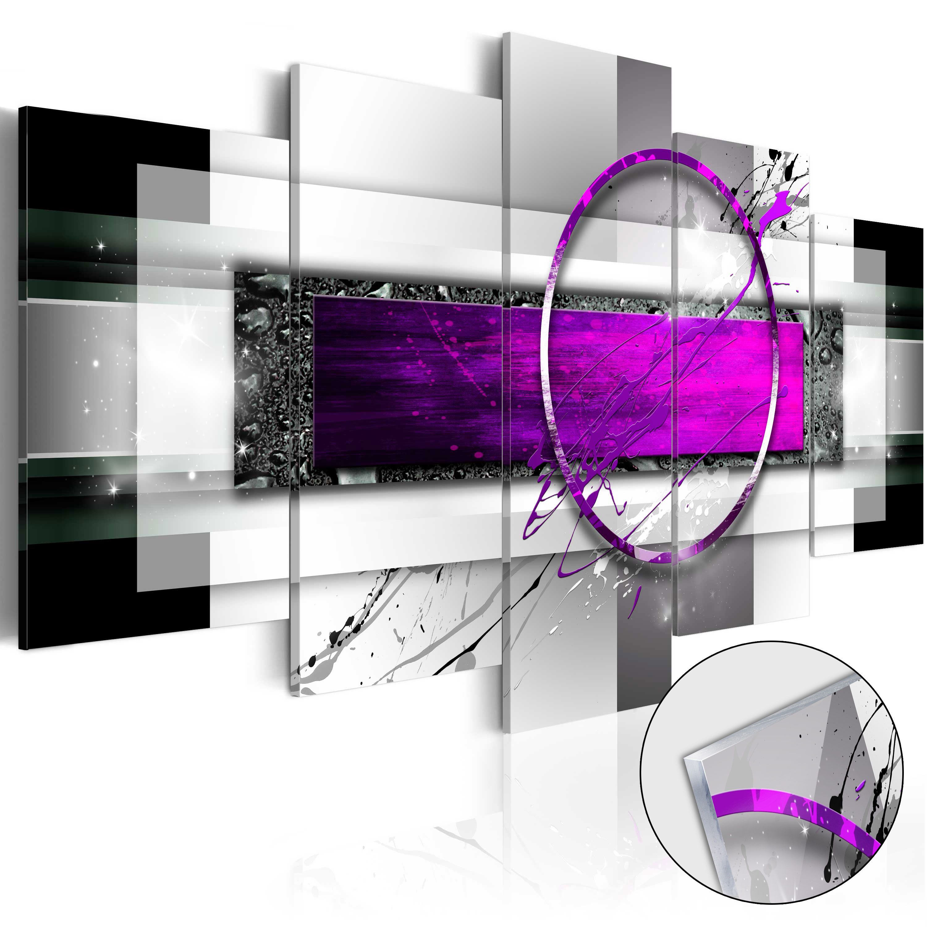 Artgeist Acrylglasbild Violet Rim [Glass]