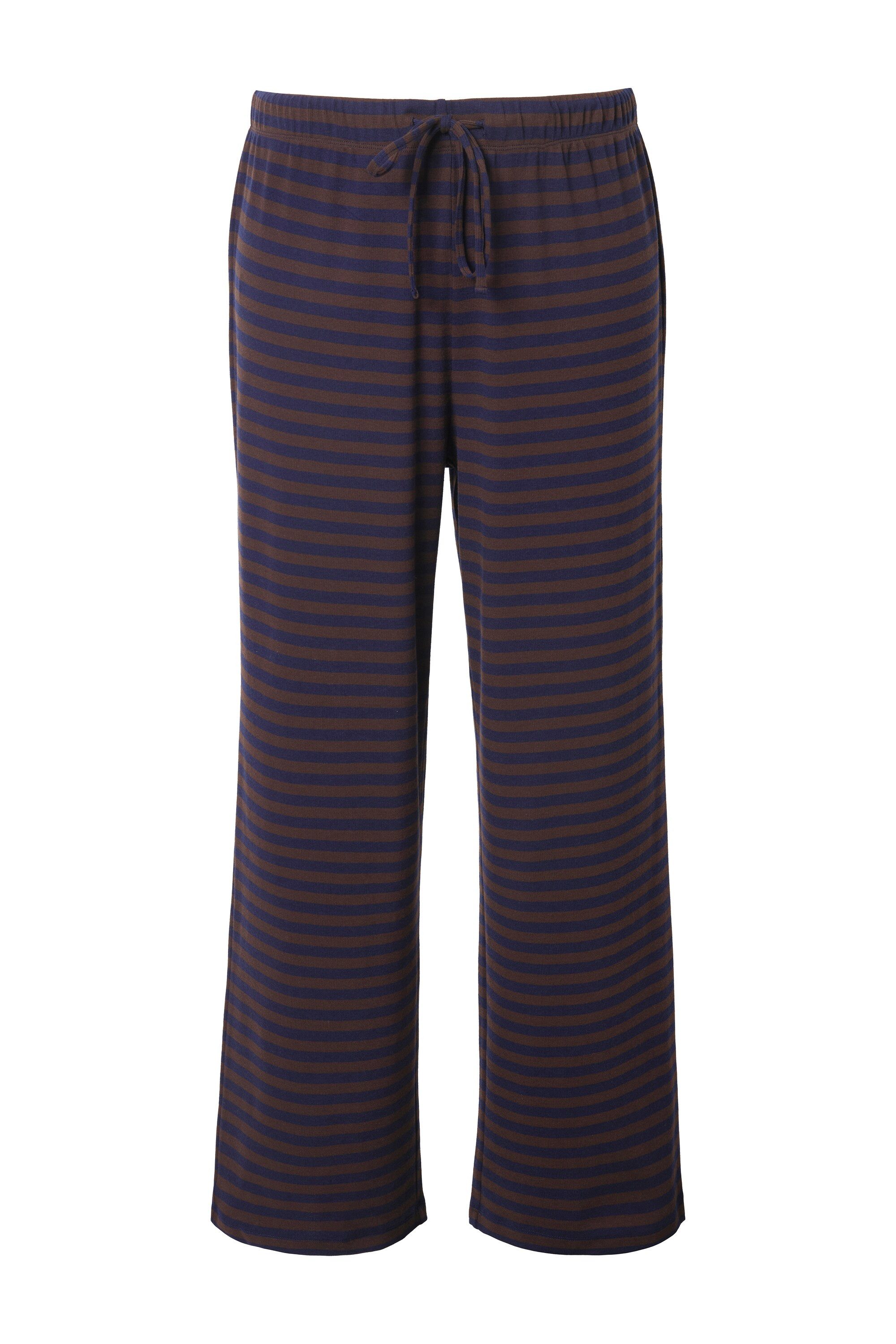 Studio Untold Schlupfhose Hose Wide Legs Rippjersey mit Ringeln günstig online kaufen