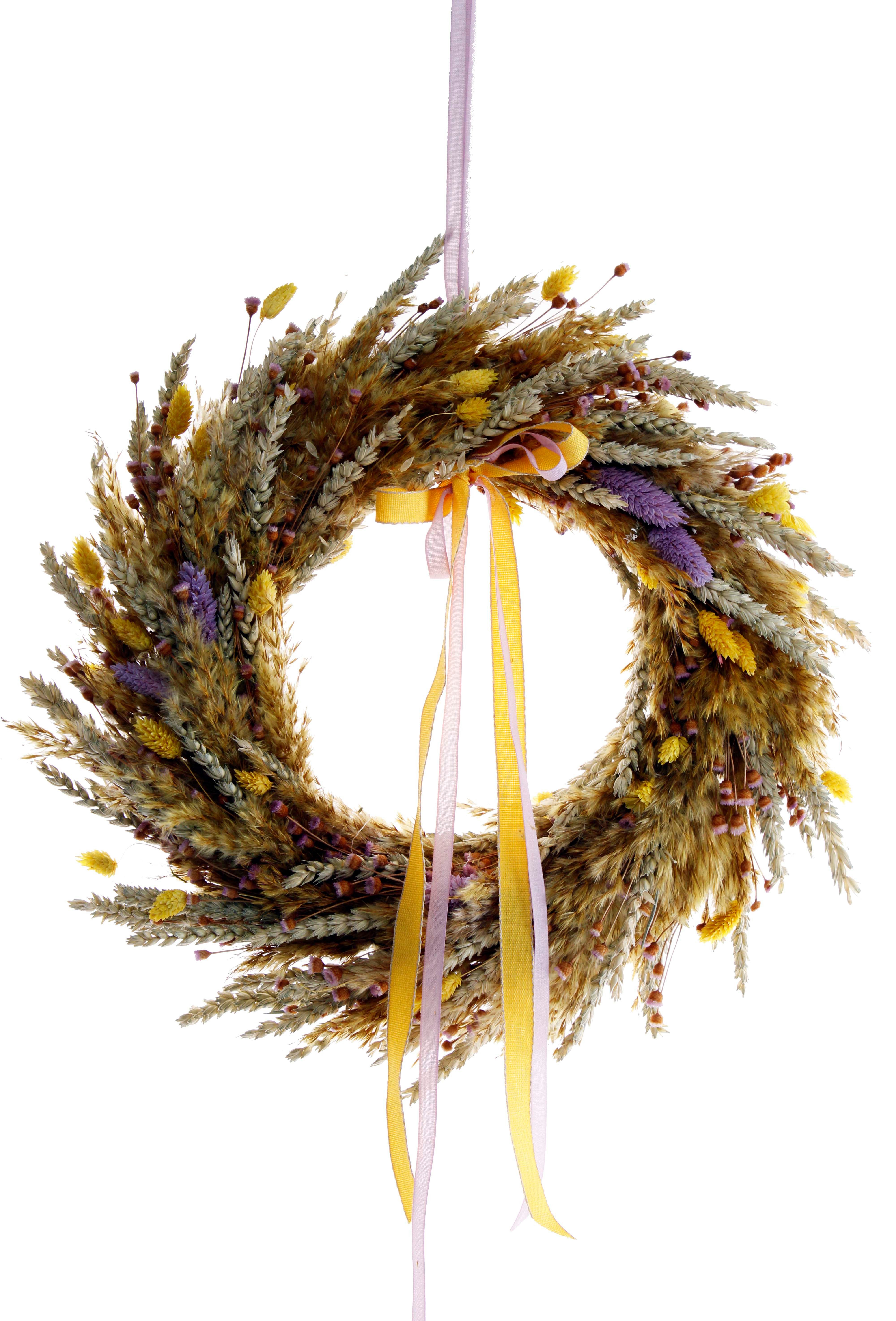 Dekokranz Trockenblumen Kranz
