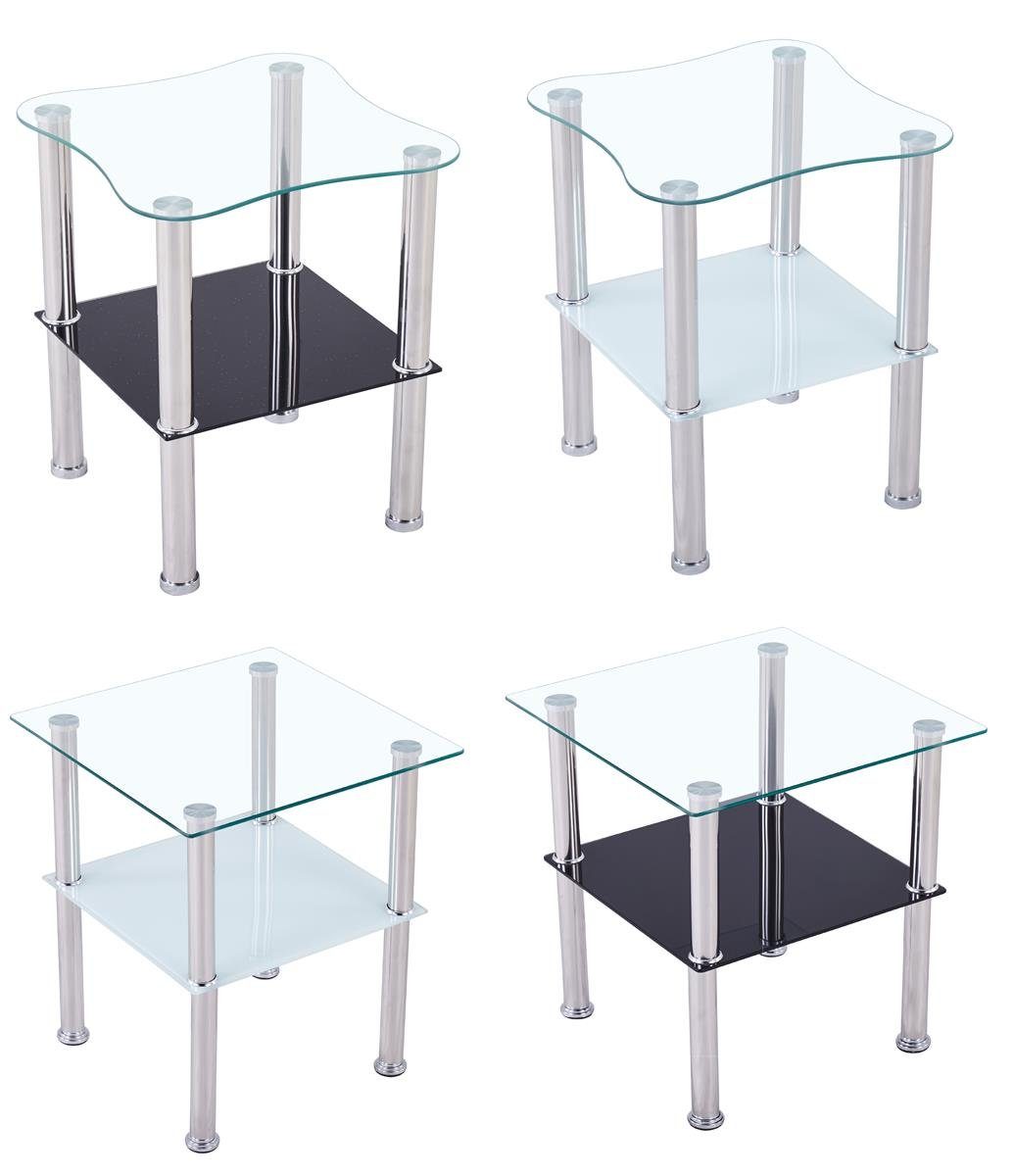 HOOZ Beistelltisch Beistelltisch 40x40cm, sandierte Ablage - gerundet (Set, günstig online kaufen