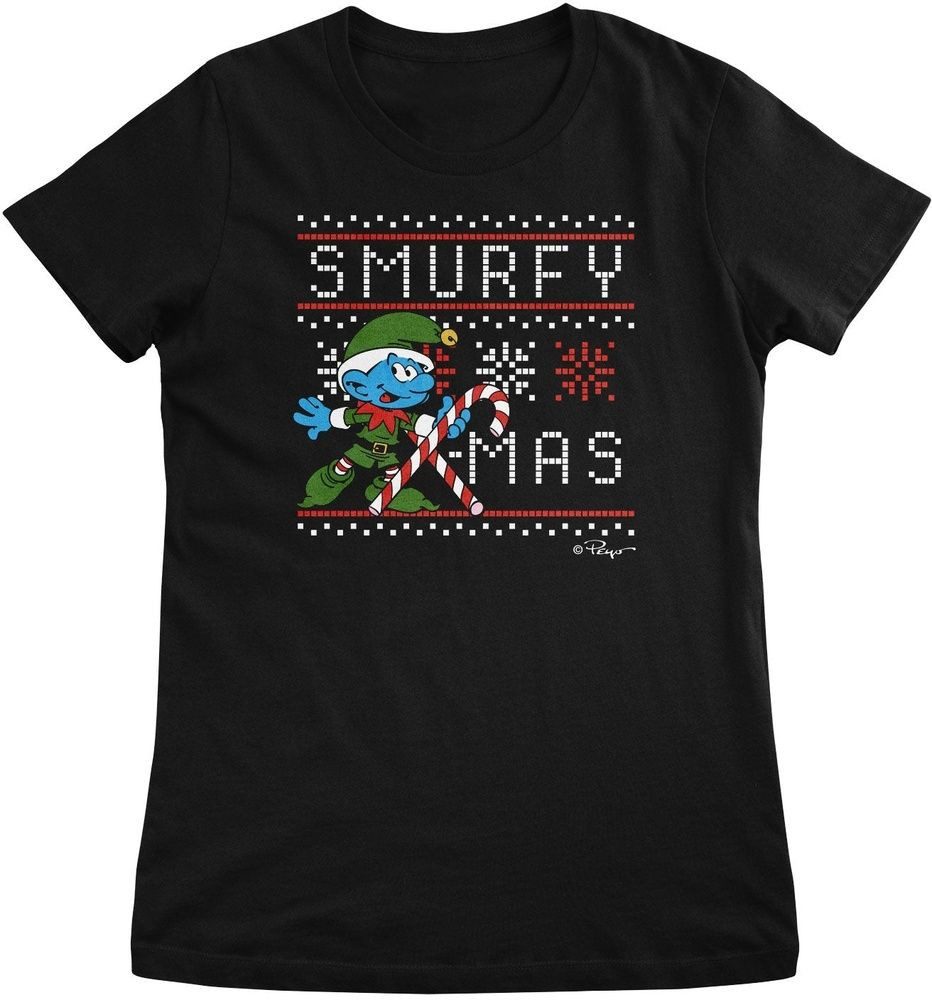Die Schlümpfe T-Shirt Smurfy X-Mas Girly Tee