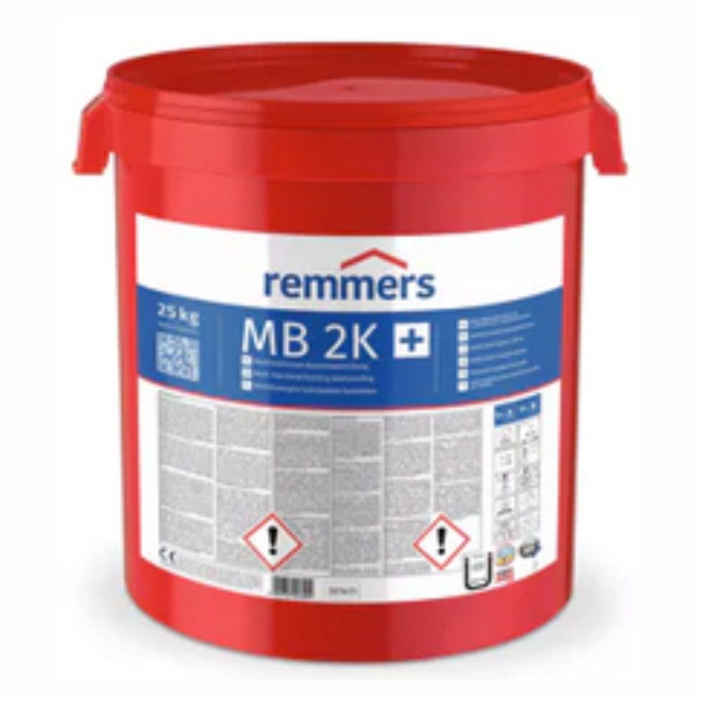 Remmers Dichtstoff 18 x Remmers MB 2K Multi-Baudicht Bitumen Dickbeschichtung 25kg, Multi-Baudicht Dickbeschichtung Dichtungsschlämme, zum Anrühren, Bauwerksabdichtung, flexibel, rissüberbrückender, mineralisch