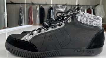 ARMANI JEANS Armani Jeans Mid Top Logo Tech Sneakers Trainers Turnschuhe Schuhe Sho Sneaker