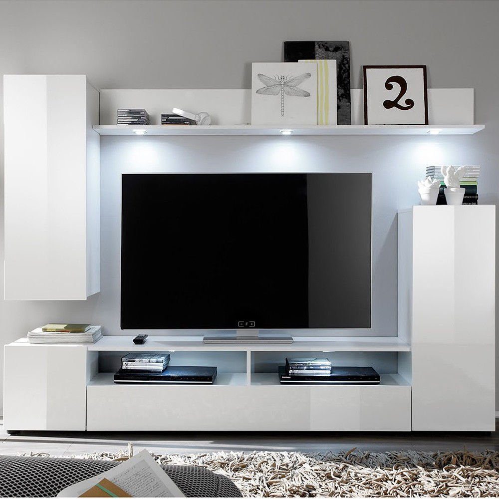 trendteam Wohnwand, Schrankwand TV-Möbel Fernsehschrank Anbauwand günstig online kaufen