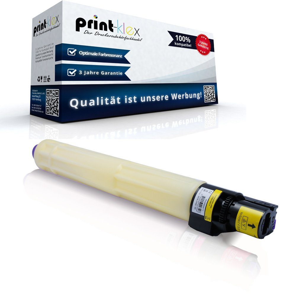 Print-Klex GmbH & Co.KG Tonerkartusche kompatibel mit Lanier LC528CSPF LC533C LD435C 842044 Yellow Gelb Y