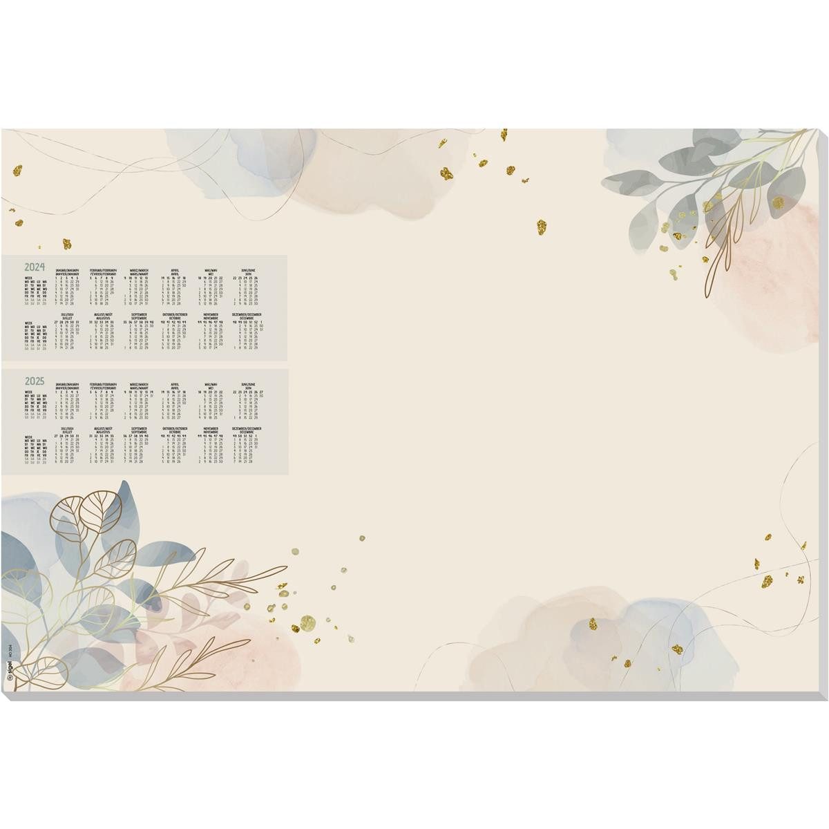 Sigel Schreibtischunterlage SIGEL Schreibunterlage HO304 30Bl. Pastel Garden