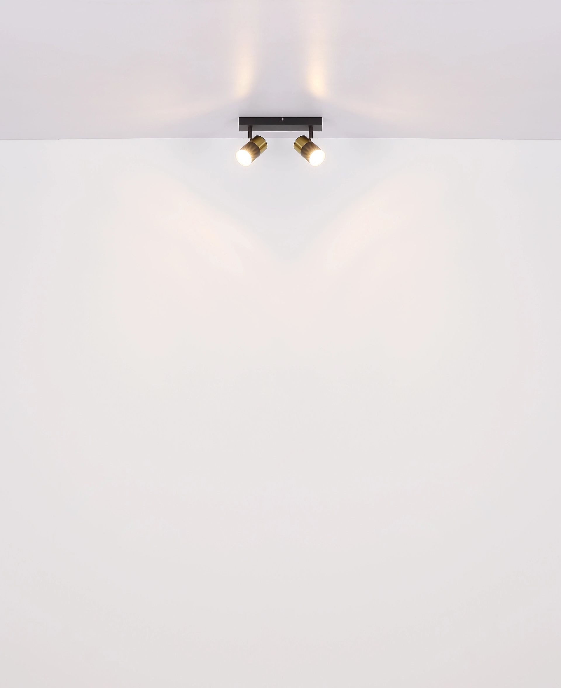 GLOBO LIGHTING Deckenstrahler BRISBON, ohne Leuchtmittel, Deckenspot, Wohnzimmer, Flur, Wohnbereich