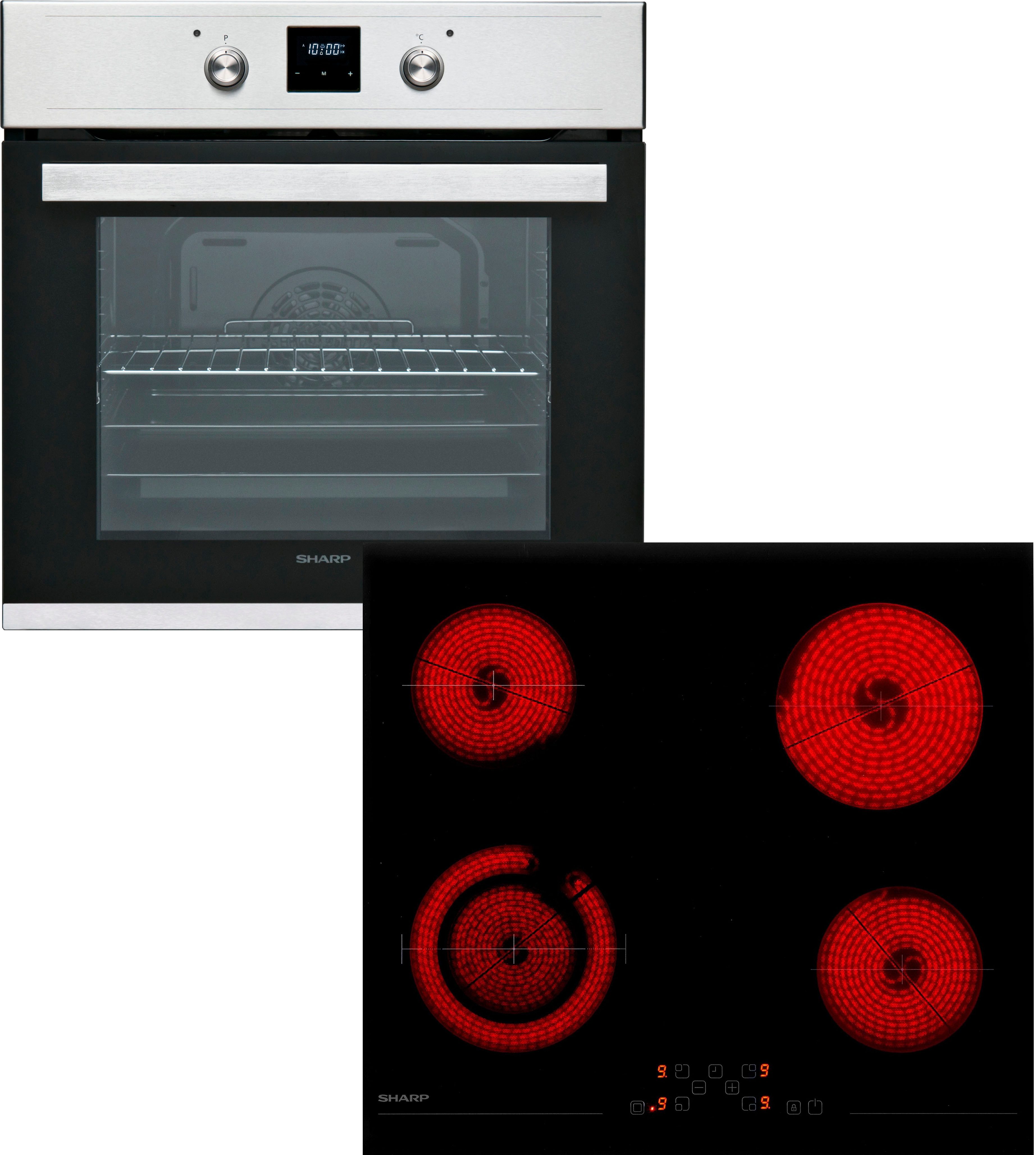 Backofen-Set Power-Set Edelstahl
