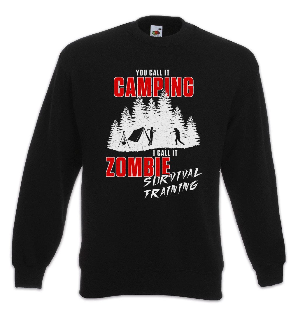 Sweatshirt Zombie Survival Training Sweatshirt Camping Walking Horror Camp Dead