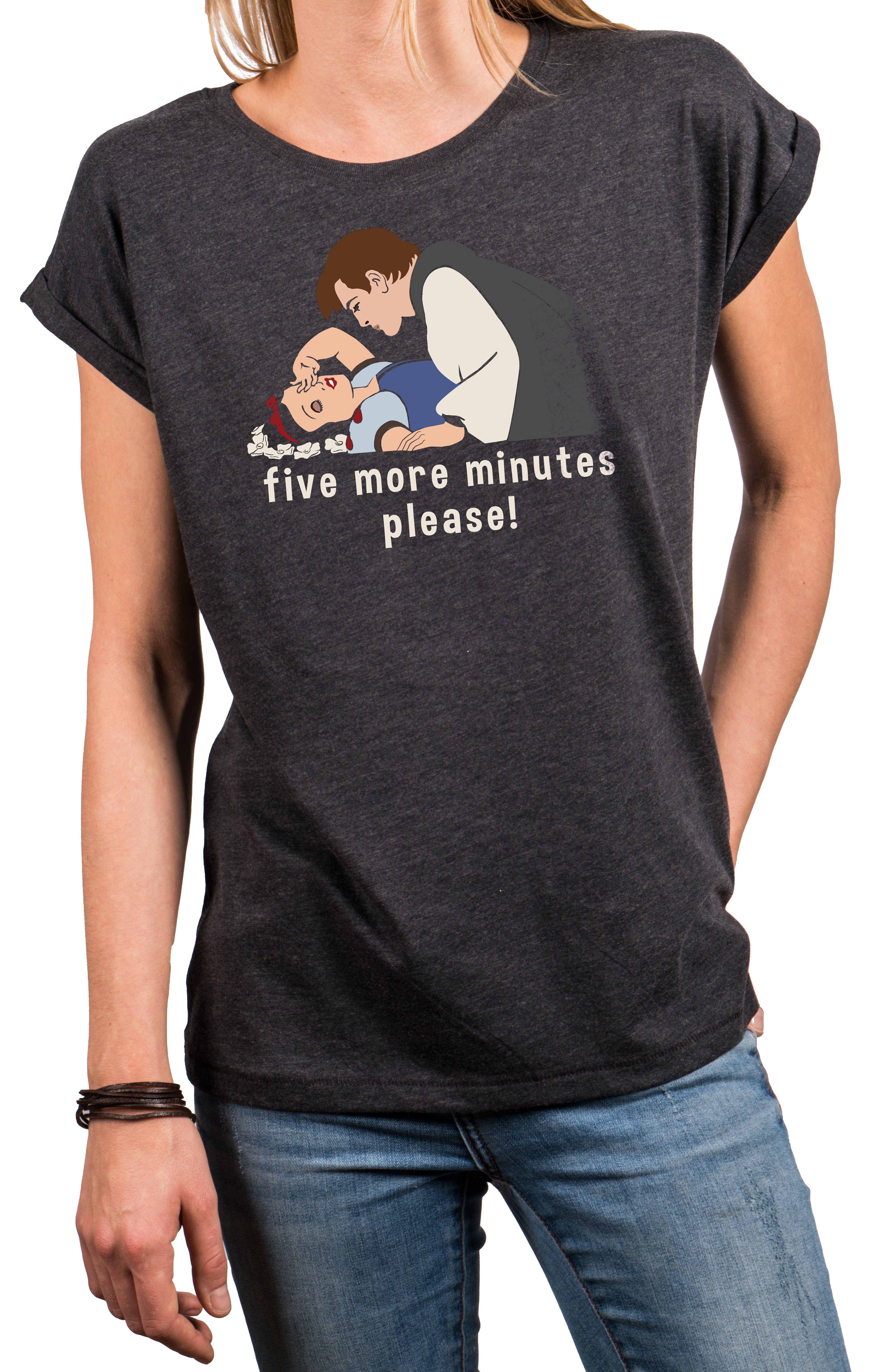 Print-Shirt Damen Kurzarm Top lustige Sprüche Prinzessin witzige Geschenke Mädchen