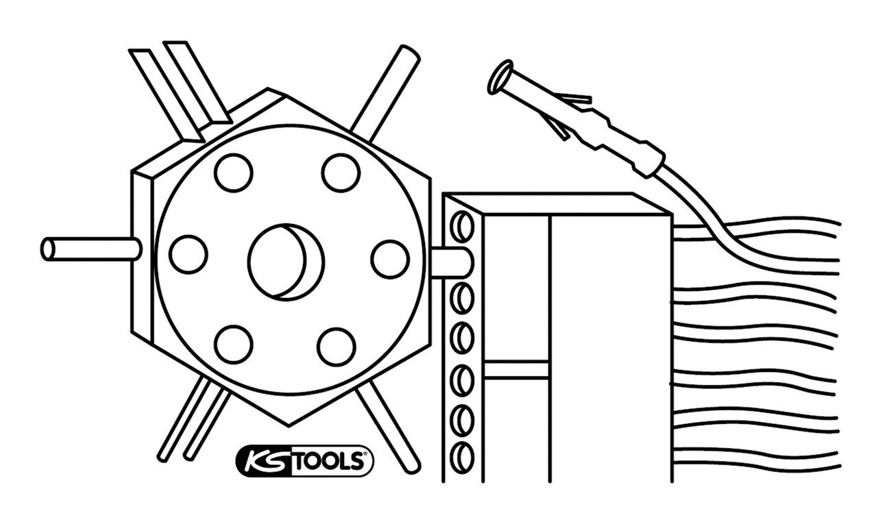 Thumbnail - KS Tools Montagewerkzeug, Entriegelungswerkzeug