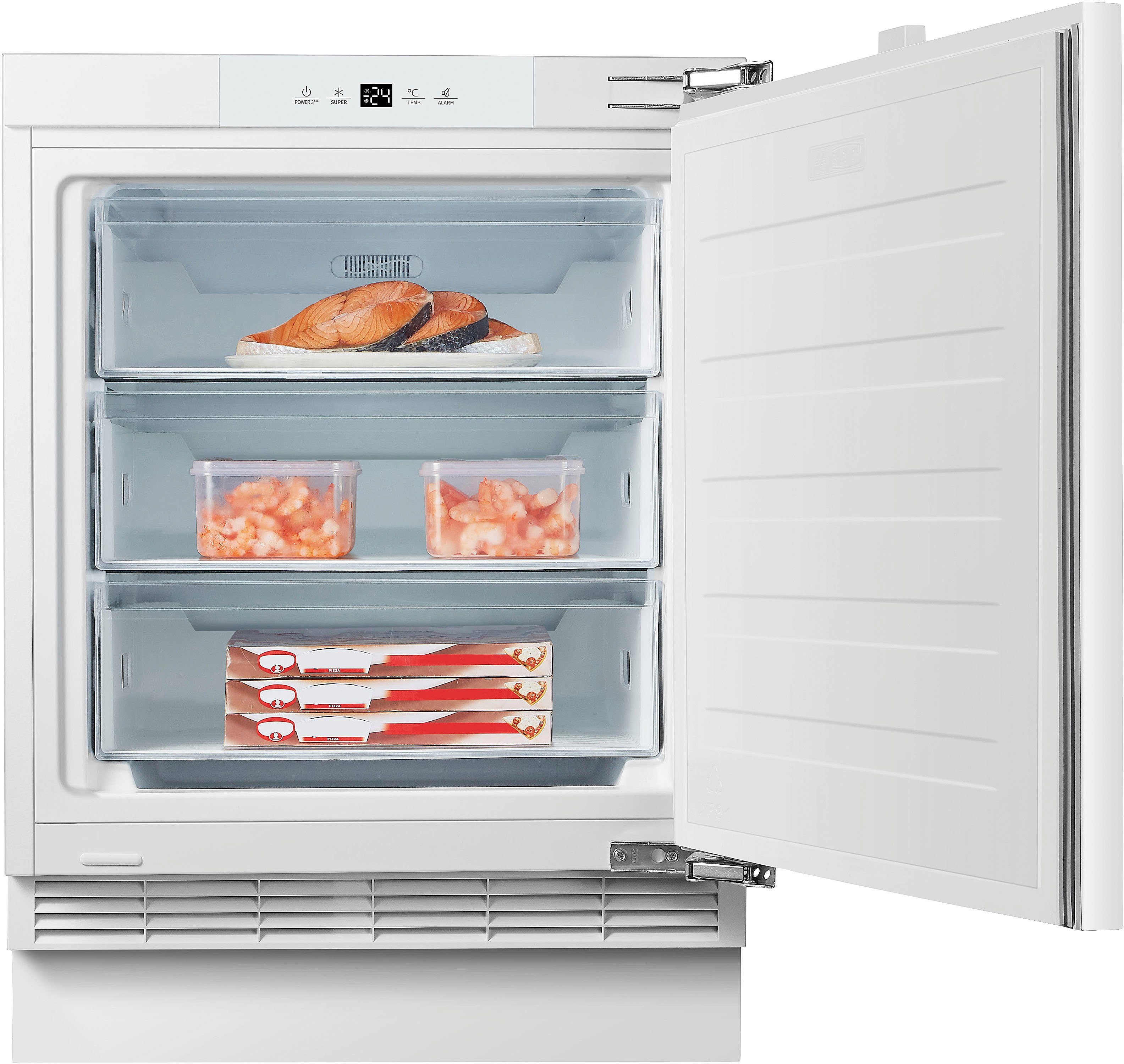 Hanseatic Einbaugefrierschrank HEGS8260E, 81,8 cm hoch, 59,5 cm breit