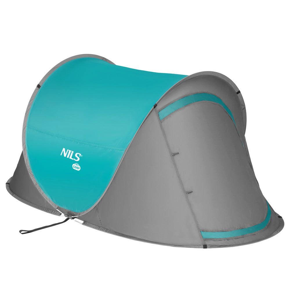 NILS CAMP Faltzelt NC3743 Campingzelt Pop-Up Zelt, Personen: 2 (Spar-Set, 1 tlg., Anti-UV-Beschichtung), schnellen Aufbau in Sekunden ohne Aufwand