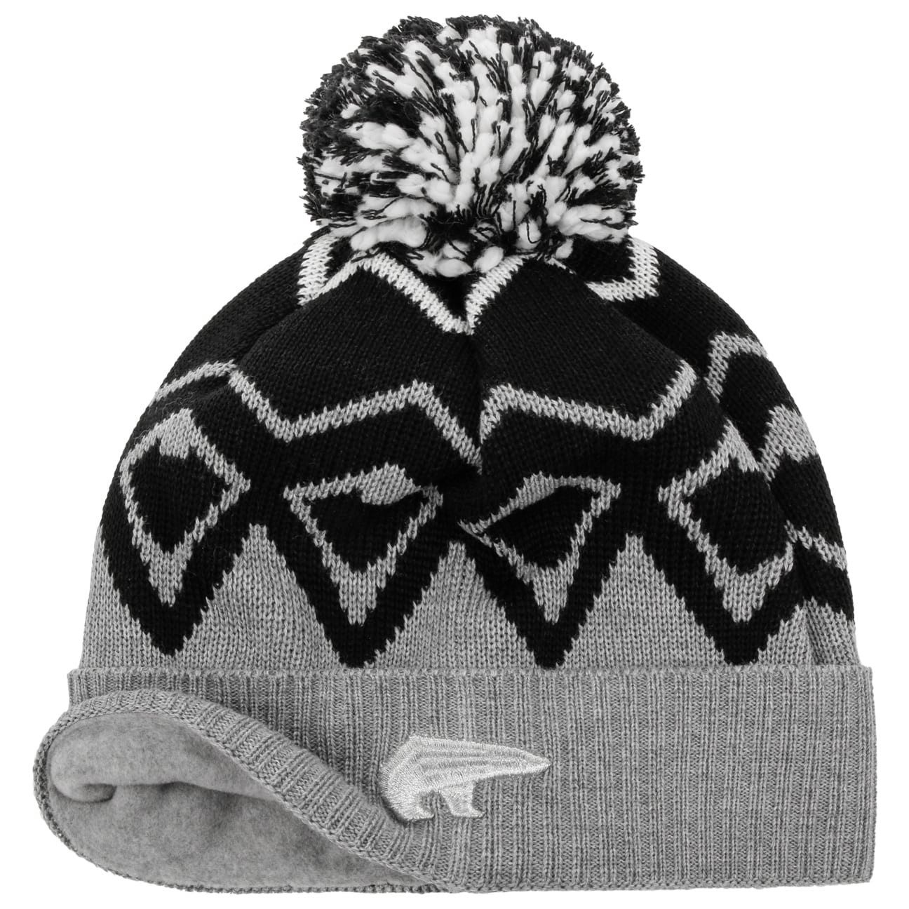 Eisbär Beanie (1-St) Strickmütze mit Umschlag, Made in Austria