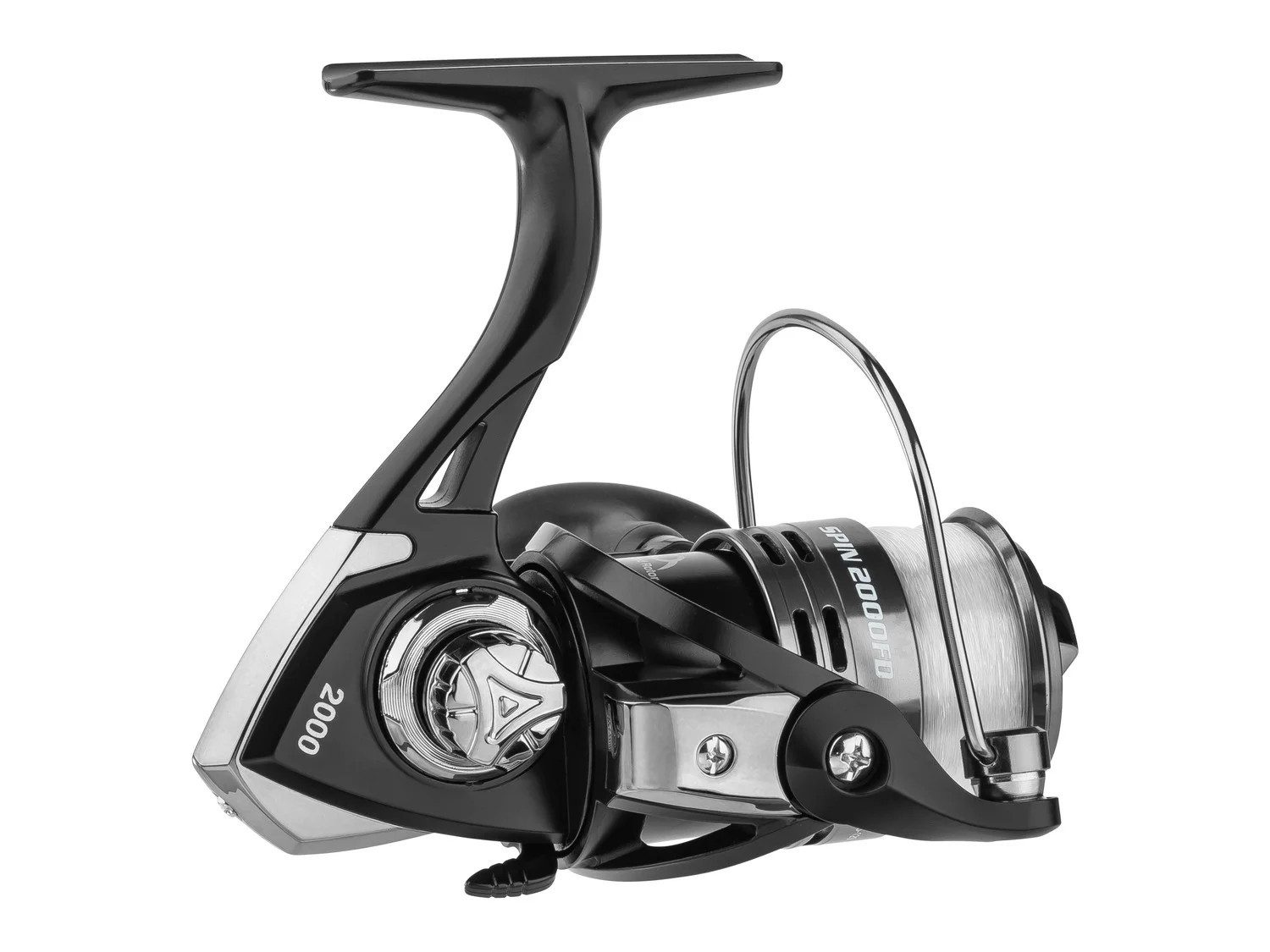 Rocktrail Spinnrute Spin 198cm Carbon Angel Set Spinnrute Rolle Komplettset, (Angelset, Angelset mit Rute Rolle Schnur), Leichtes Spinnangelset mit Rolle – Bild 5 von 5