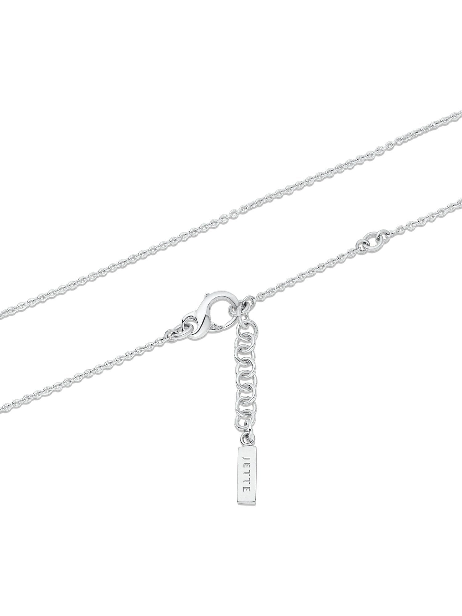 JETTE Silberkette JETTE Damen-Kette 8 Zirkonia Herz, TWISTED HEART