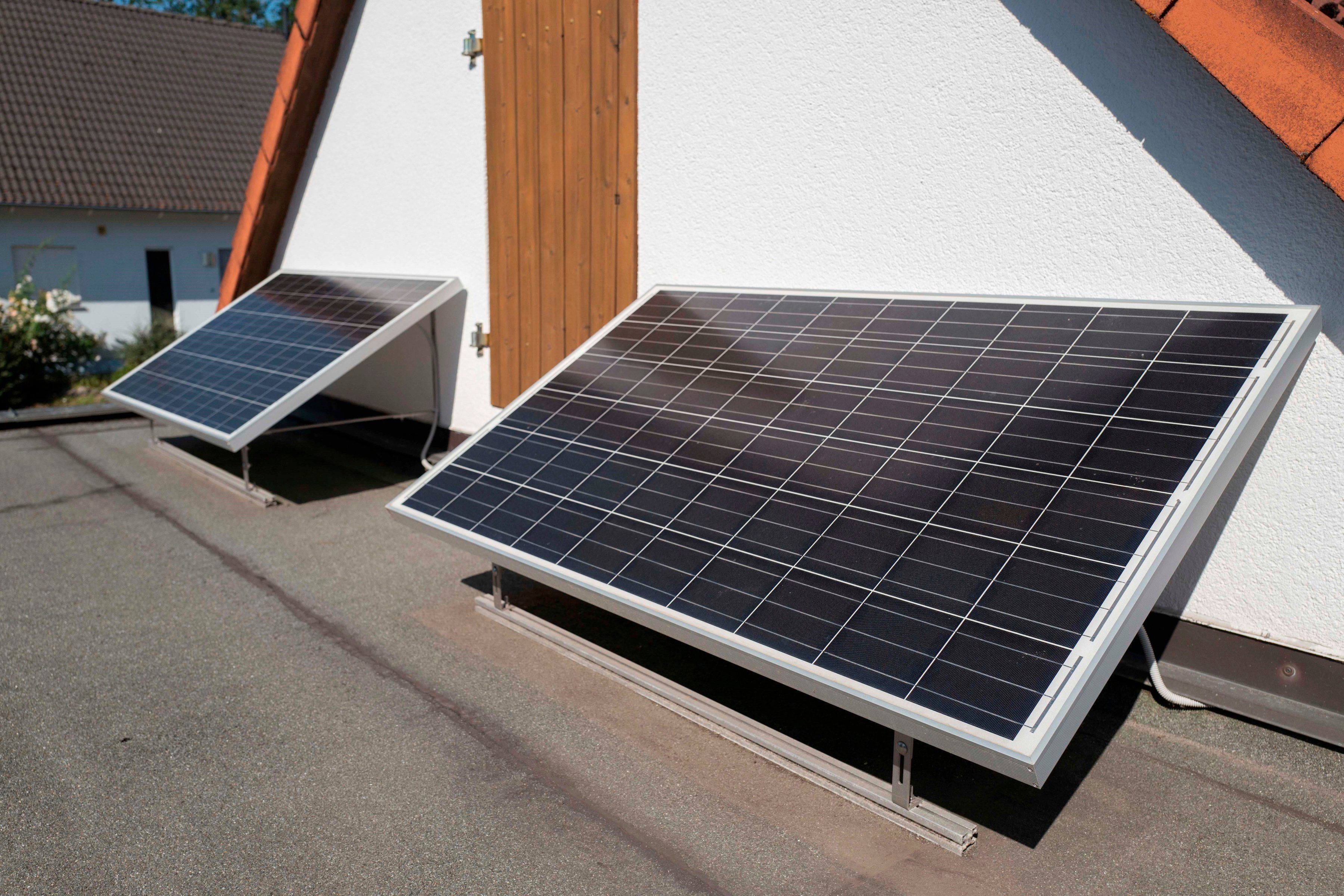 Sunset Solarmodul SUNpay®300, 300 W, Monokristallin, (Komplett-Set), Mini-PV -Solaranlage