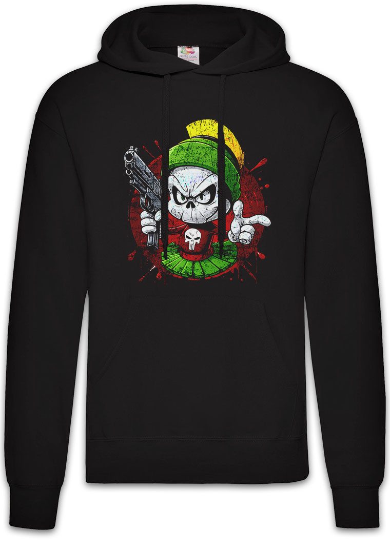 Hoodie Vigilante Marv Herren Hoodie Skull Logo Toon Cartoon Comic Marvin