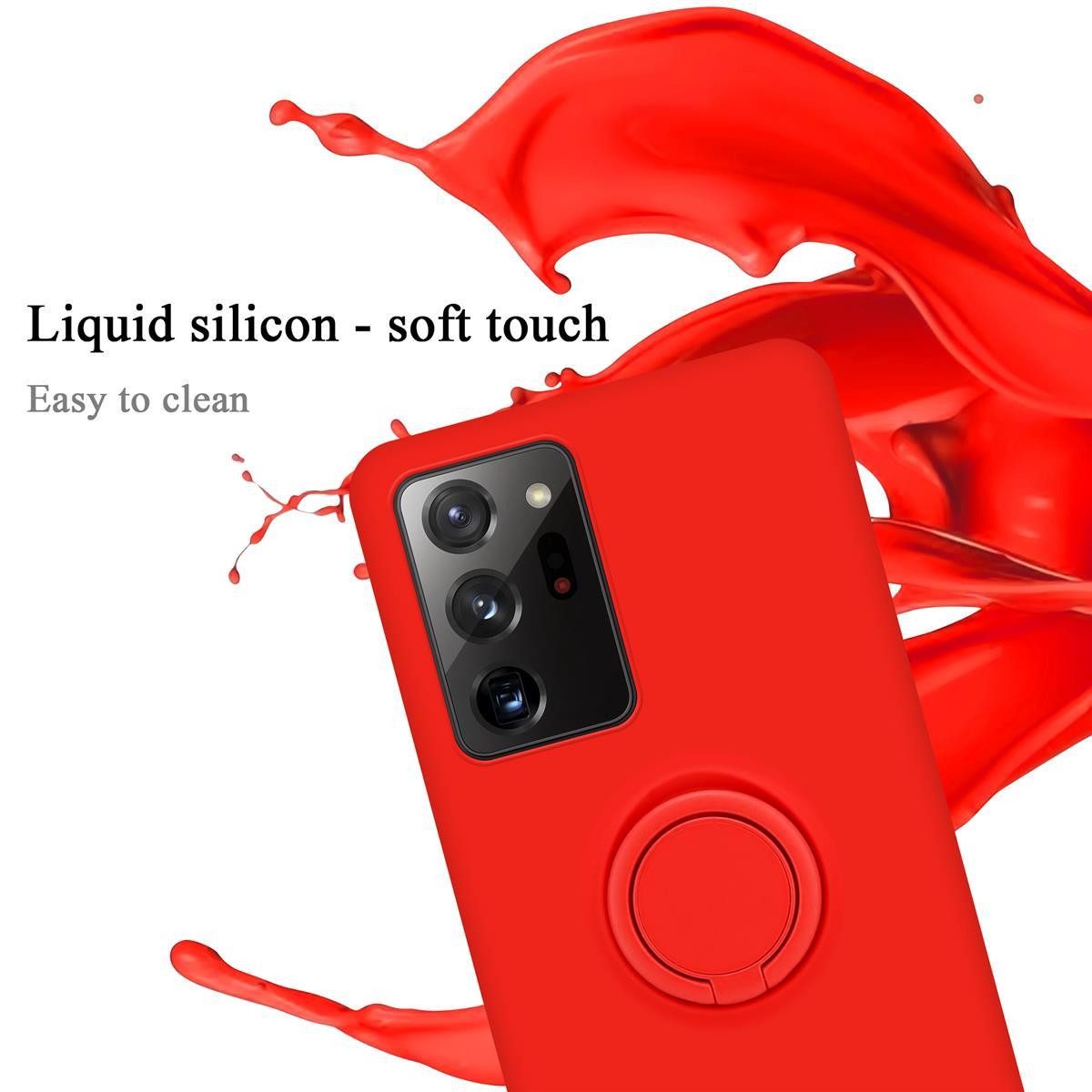 Cadorabo Handyhülle für Samsung Galaxy NOTE 20 ULTRA Hülle Samsung Galaxy NOTE 20 ULTRA, Robustes Hard Case - Handy Schutzhülle - Hülle - Back Cover Bumper