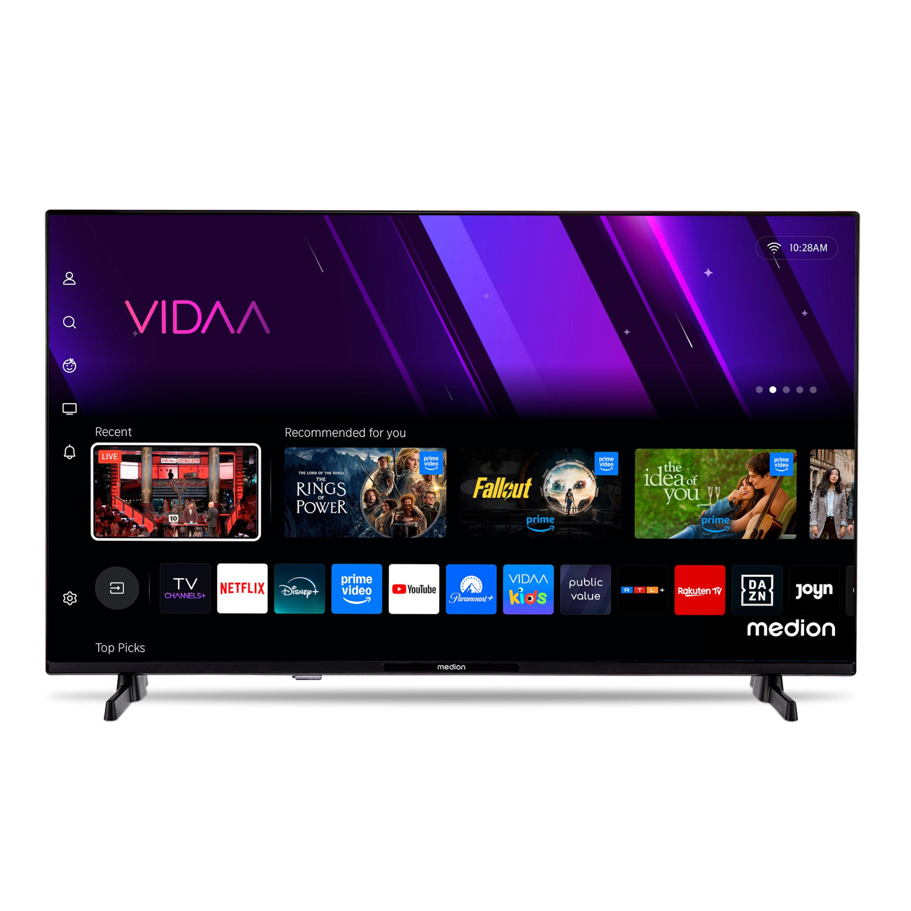 Medion® MD832101 LCD-LED Телевизоры (80 cm/32 Zoll, 1080p Full HD, VIDAA TV, Smart TV, Full-HD Display 60Hz, P8322501)