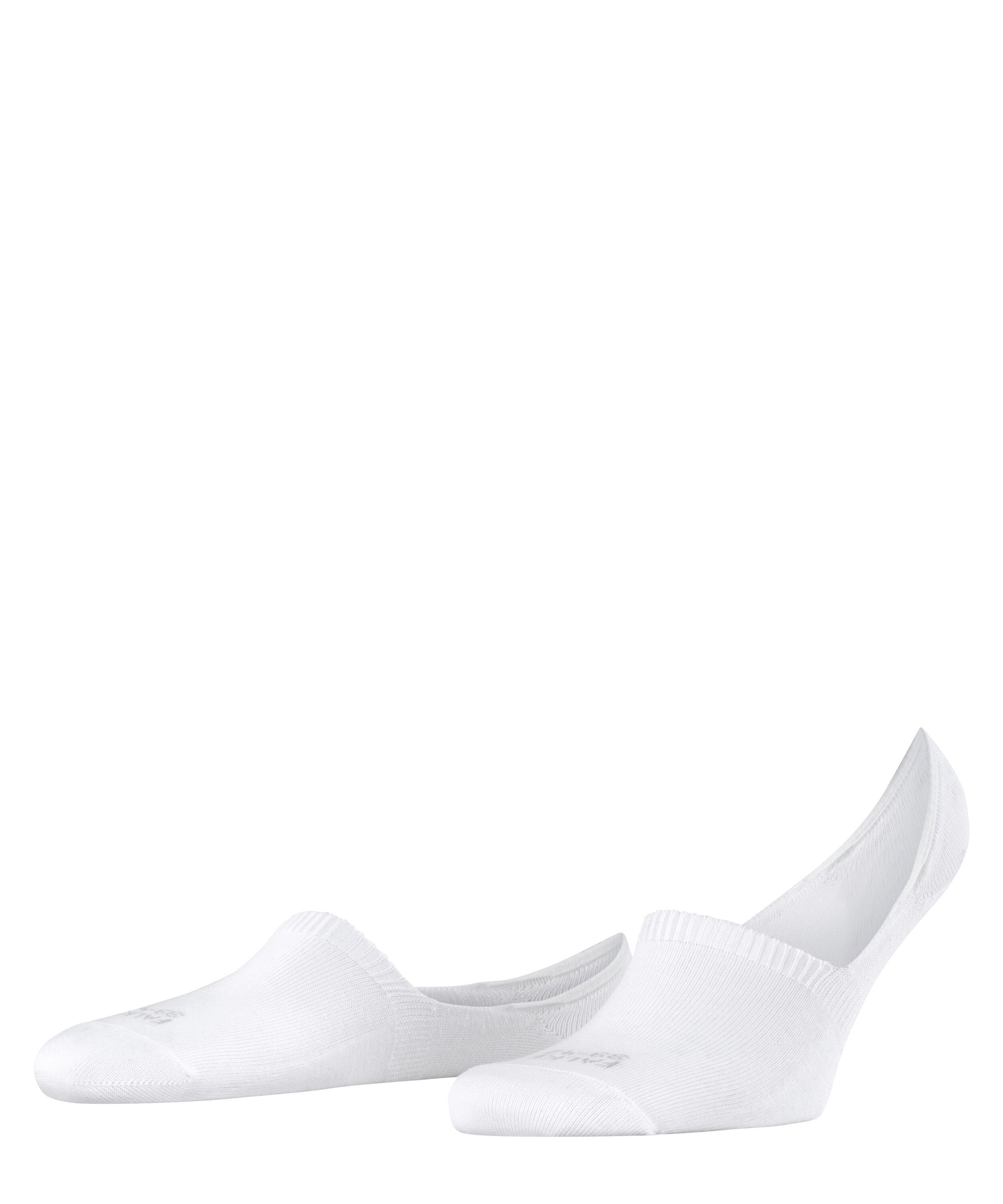 (2000) white mit High Step Cut Anti-Slip-System Füßlinge FALKE