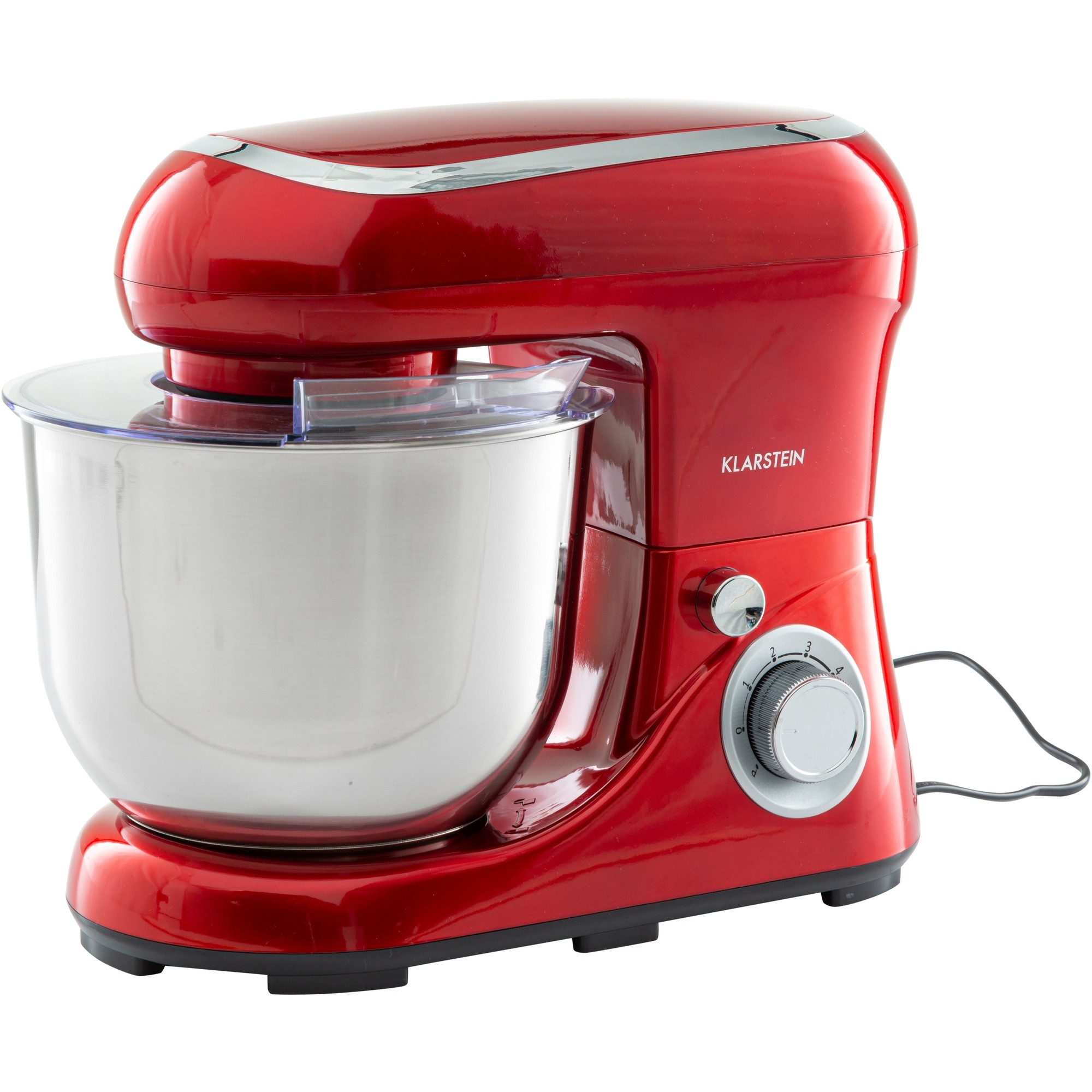 Klarstein Küchenmaschine mit Kochfunktion Bella Pico 2G Küchenmaschine 1300W 1,7 PS 5L 6 Stufen Pulsfunktion, 1300 W, 5 l Schüssel, Knetmaschine Teigmaschine Teigknetmaschine Rührmaschine Standmixer