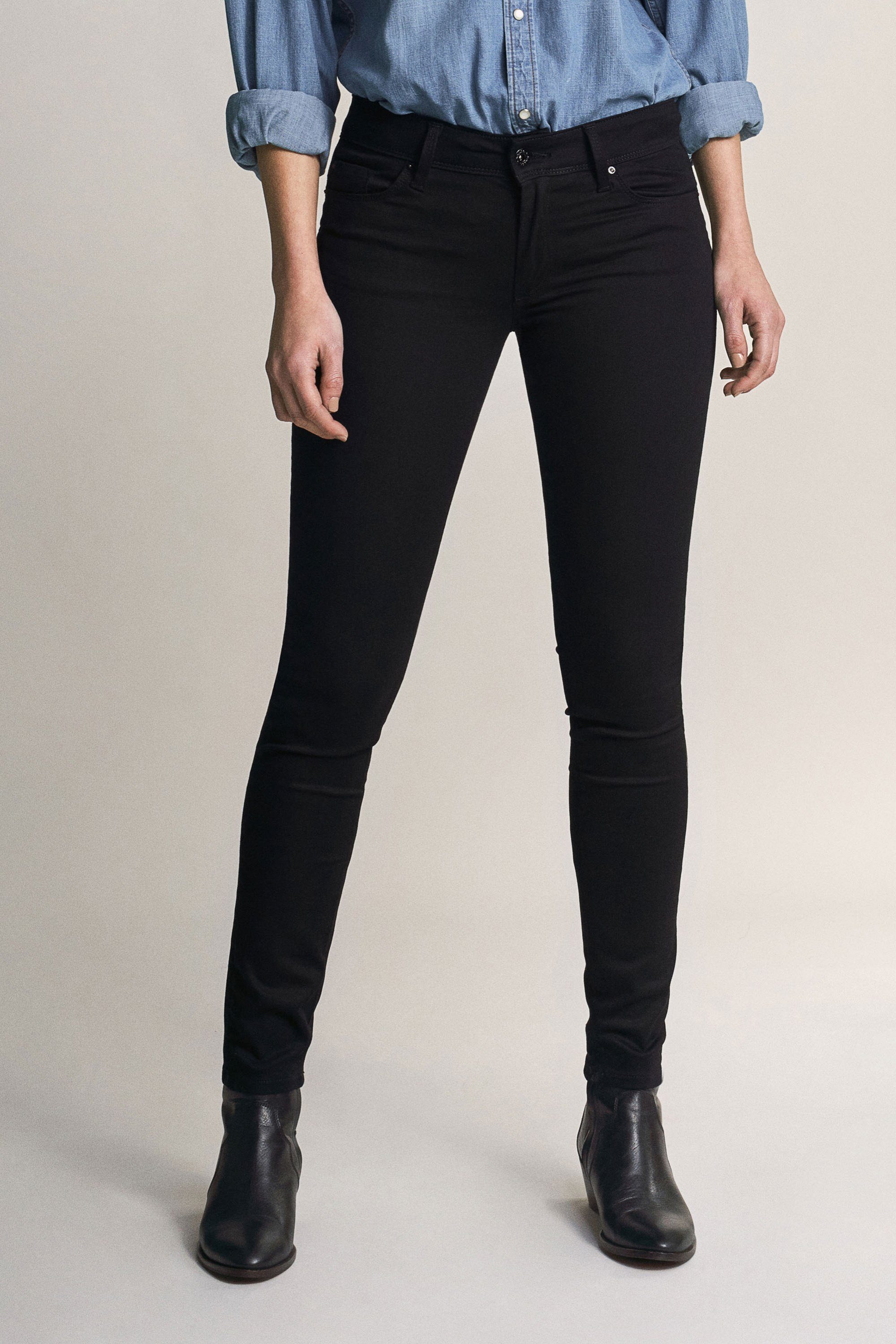 Salsa Stretch-Jeans SALSA JEANS WONDER PUSH UP SKINNY true black 123421.000 günstig online kaufen