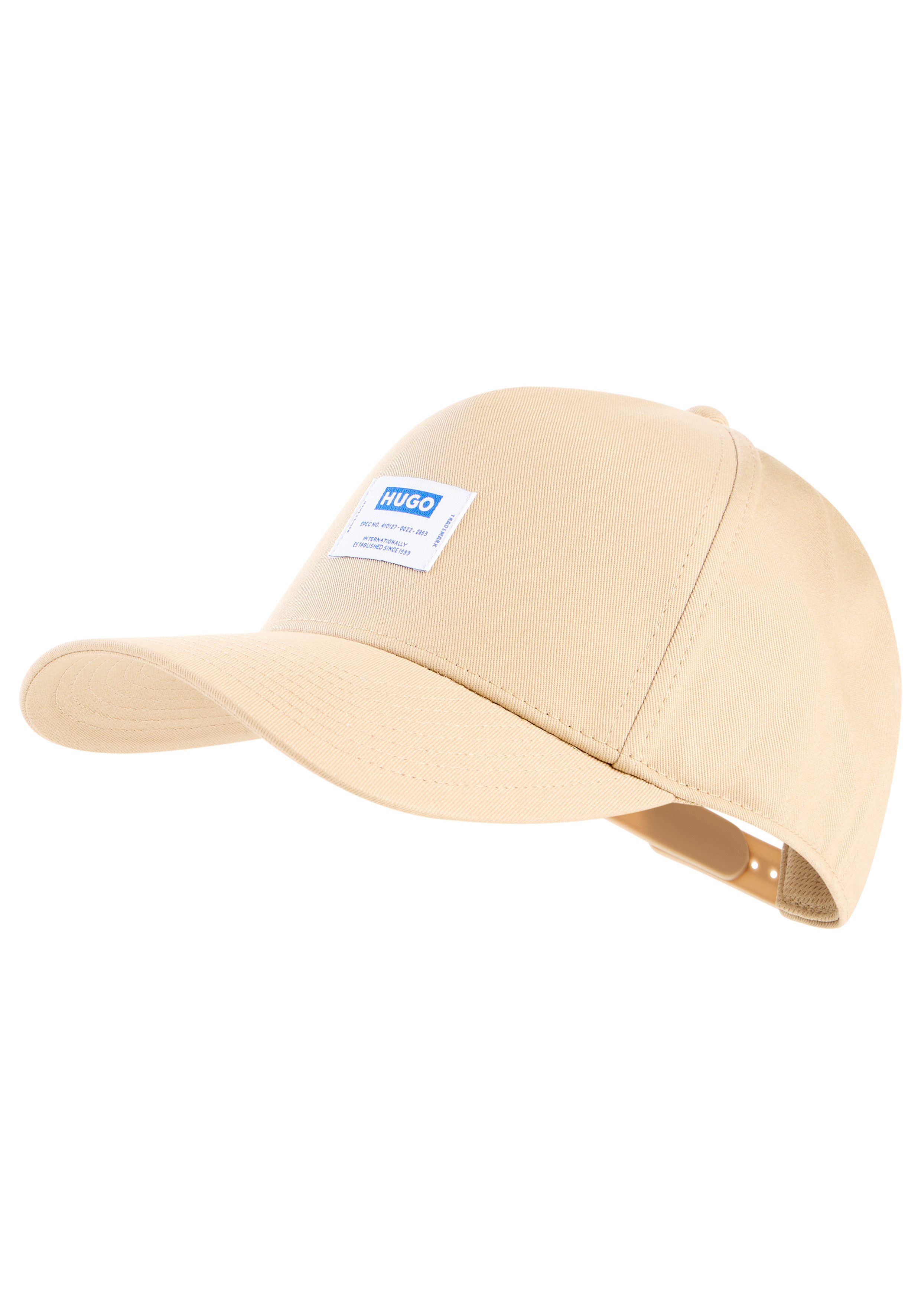 HUGO Blue Snapback Cap Merk PL TS mit Label-Aufnäher