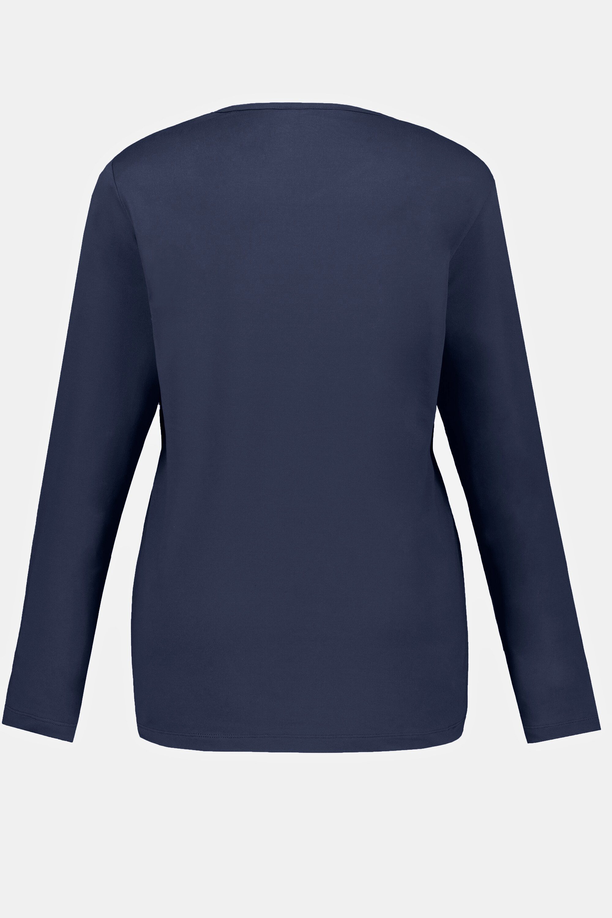 Ulla Popken Longsleeve Ski-Funktionsshirt schnelltrocknend Loop Langarm