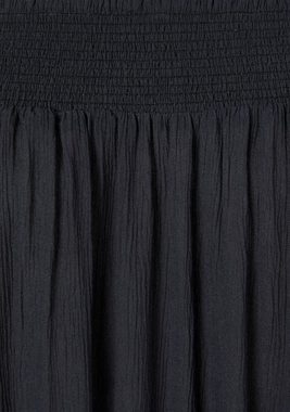s.Oliver Strandkleid aus gewebter Viskose, kurzes Tunikakleid, Sommerkleid, schuterfrei
